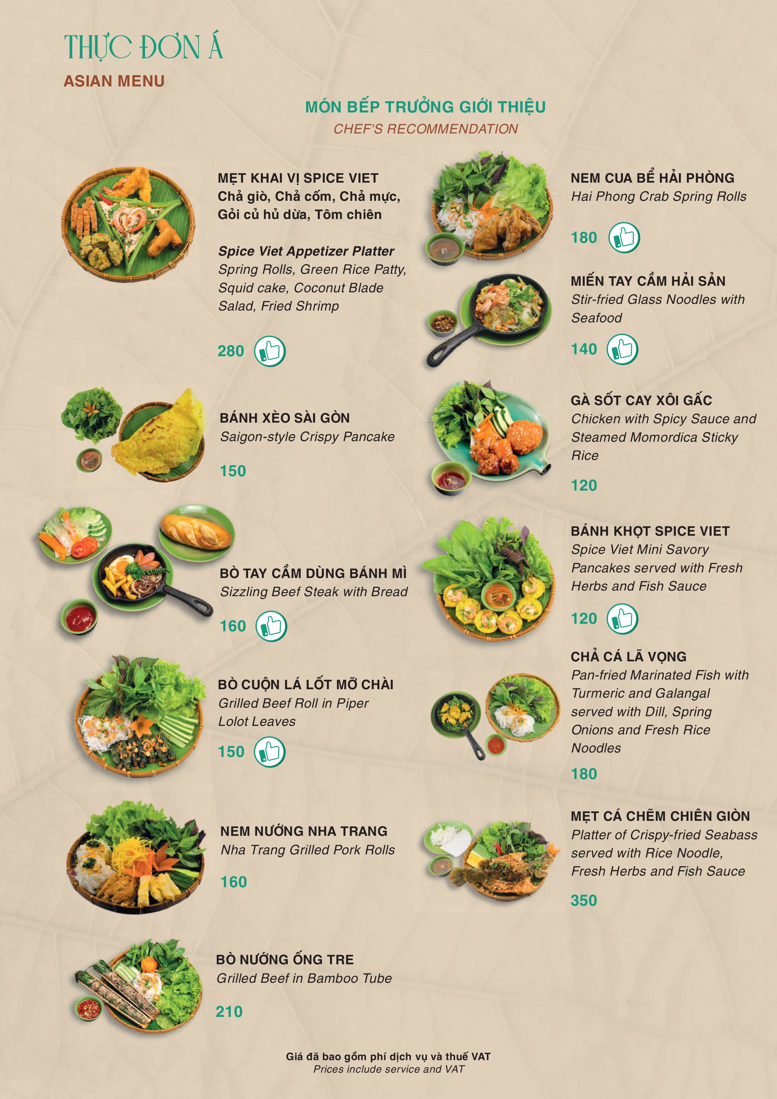 Menu Spice Viet Saigon - 157 Pasteur 2