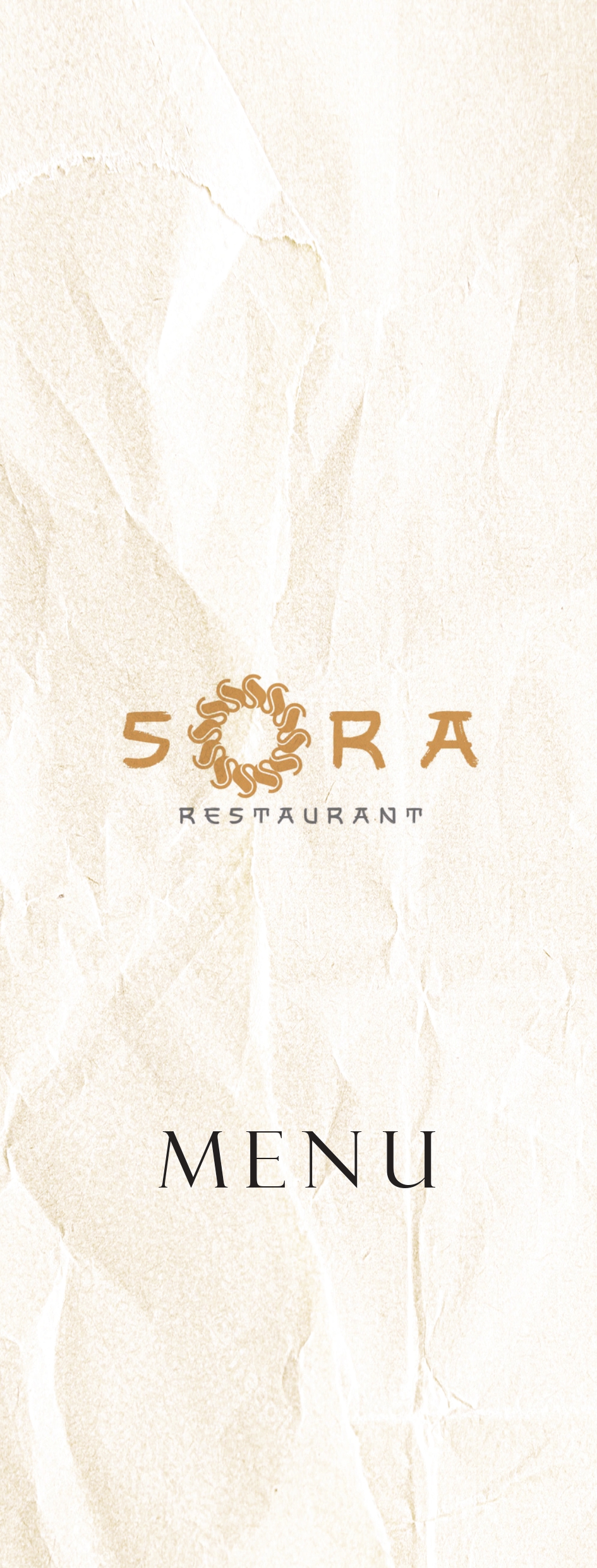 Menu SORA Restaurant - Hàm Long 1 