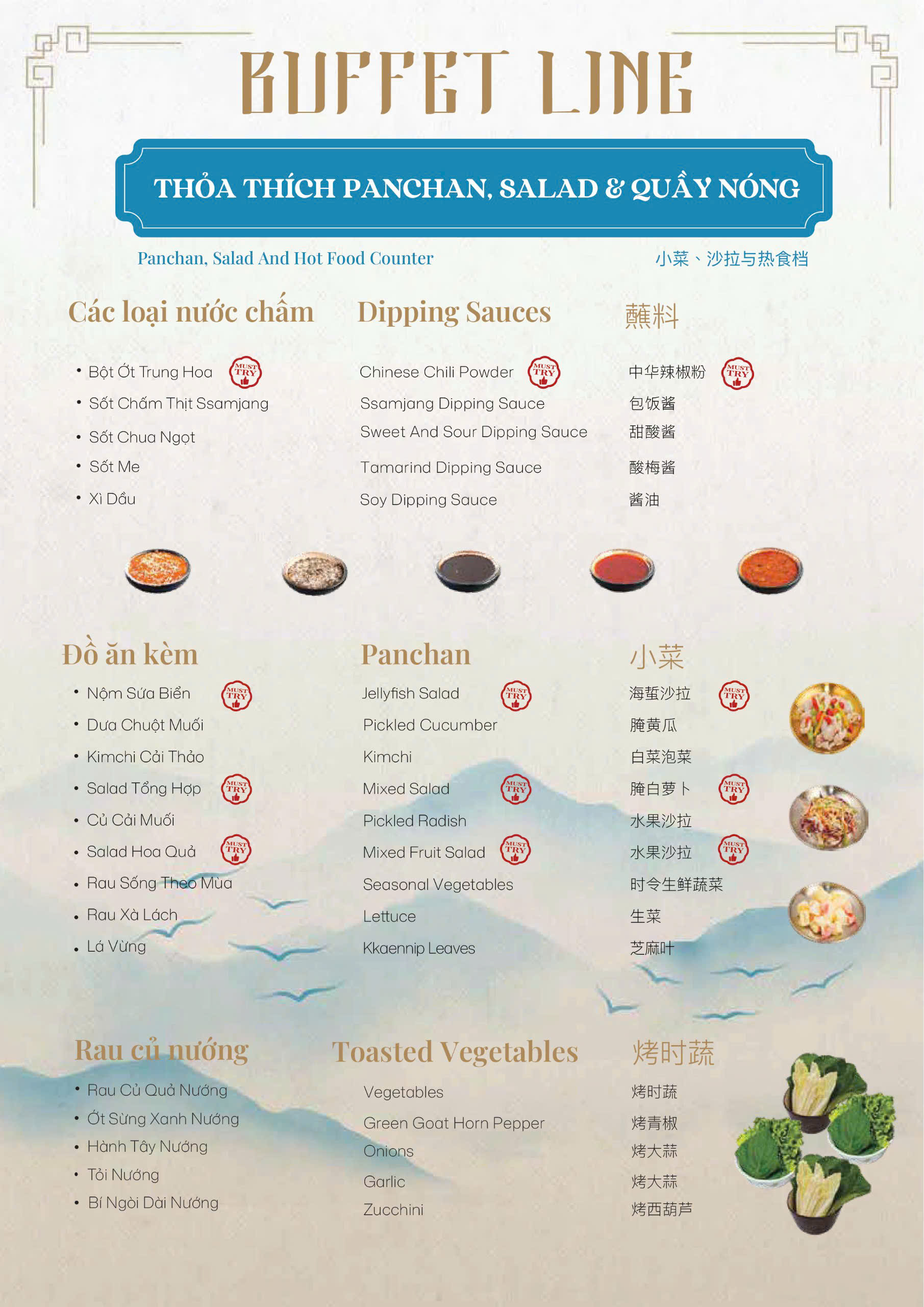 Menu Vườn ẩm thực Tiểu Kình Ngư - Võ Chí Công 2