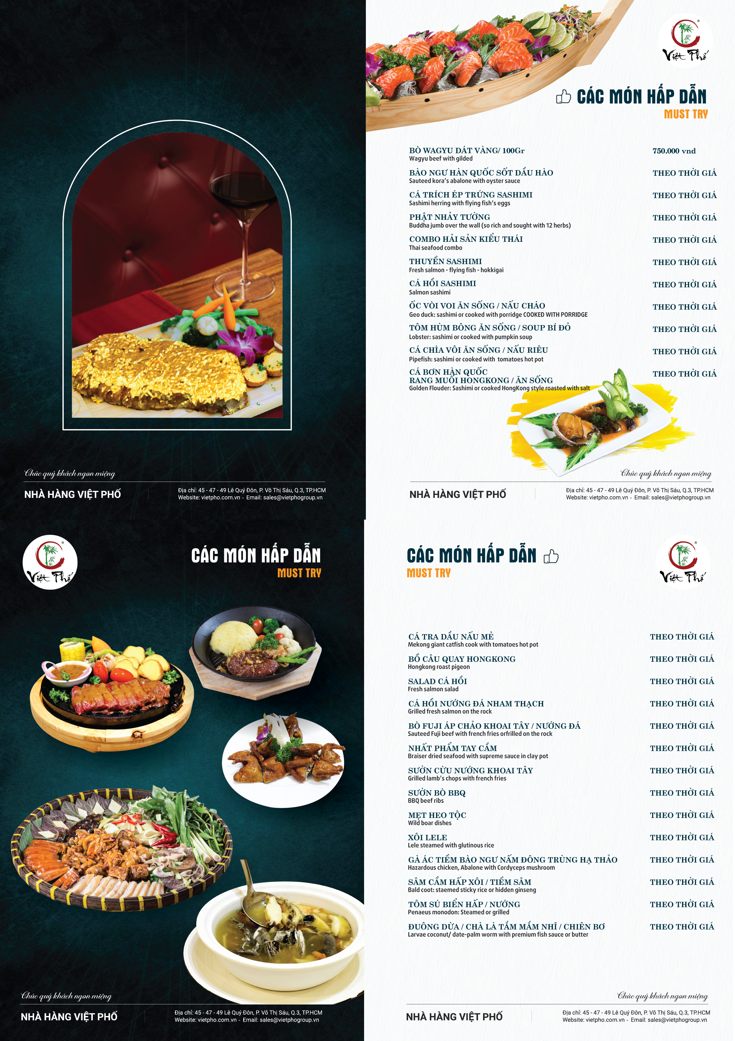 Menu Việt Phố - 45,47,49 Lê Quý Đôn 2