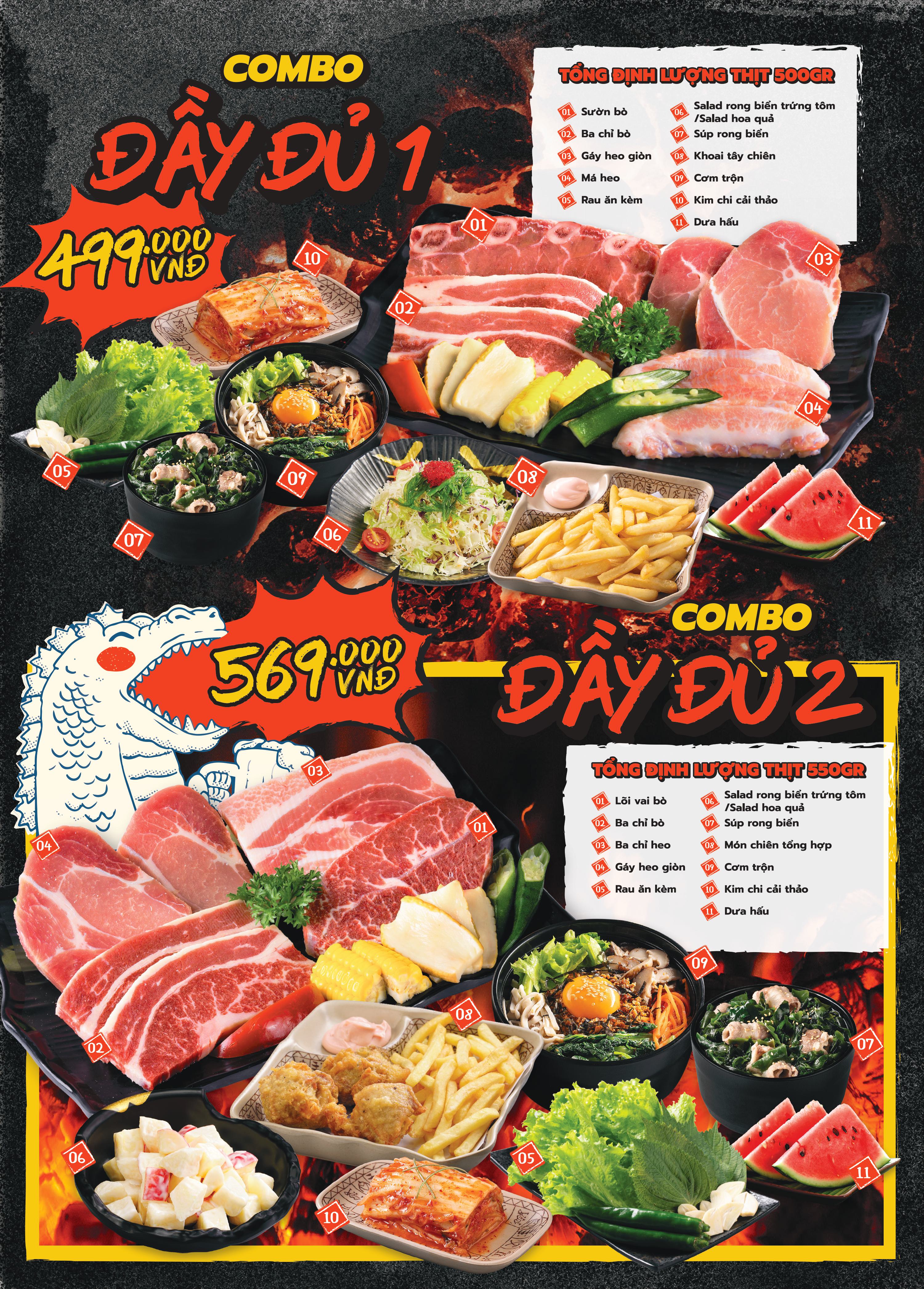 Menu Yakimono - Hùng Vương Plaza 30