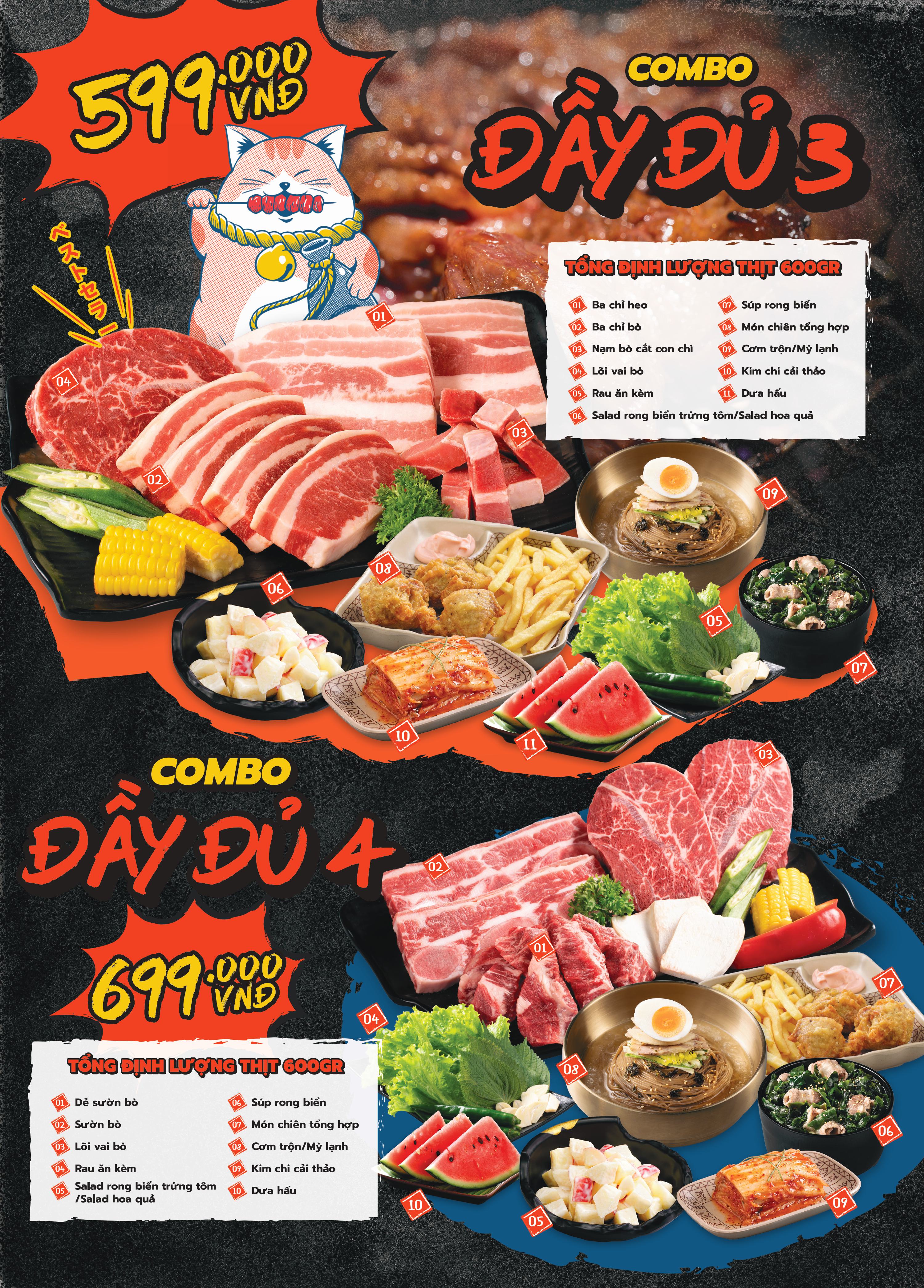 Menu Yakimono - Hùng Vương Plaza 31 