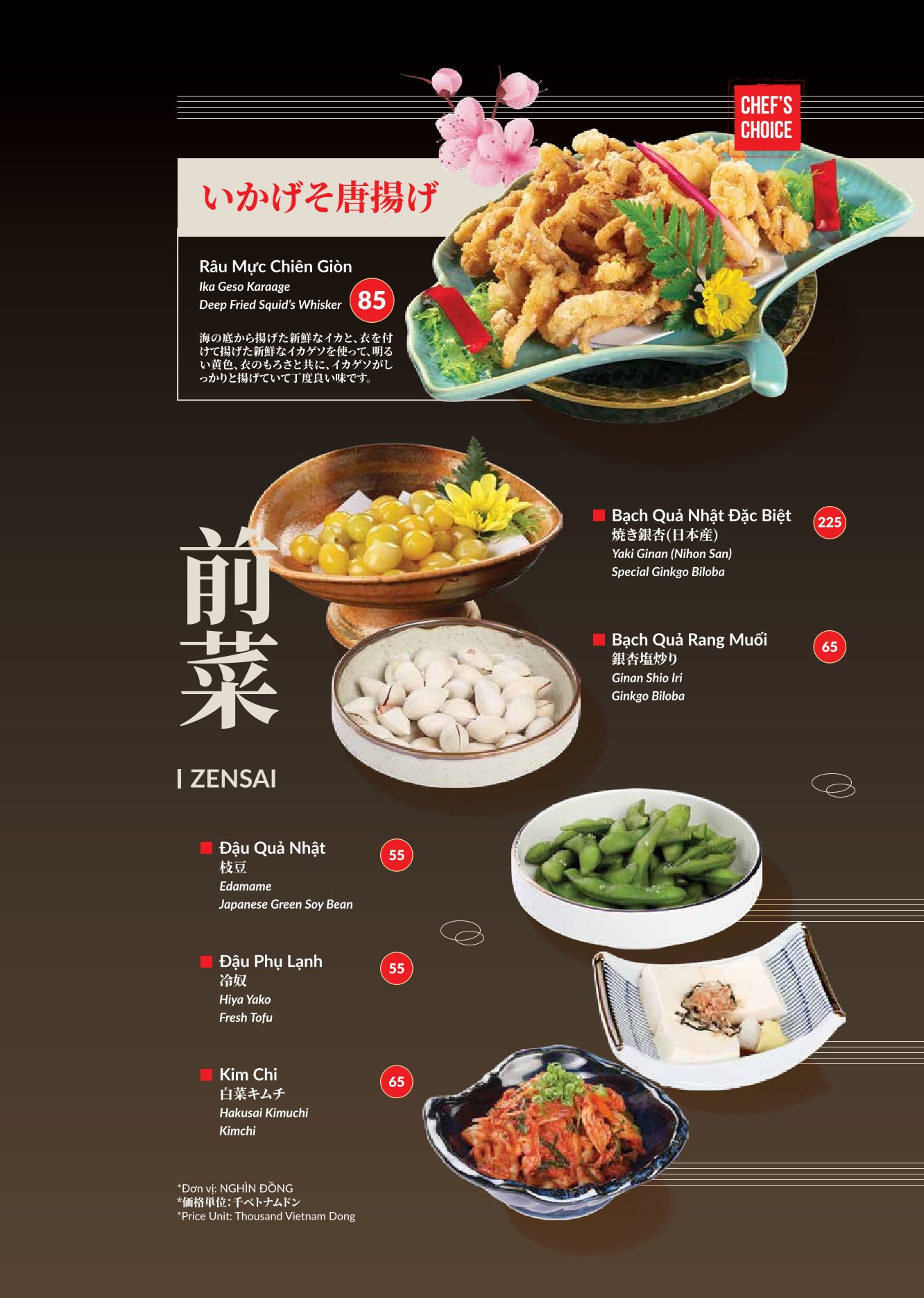 Menu Hatoyama - Hạ Long 7 