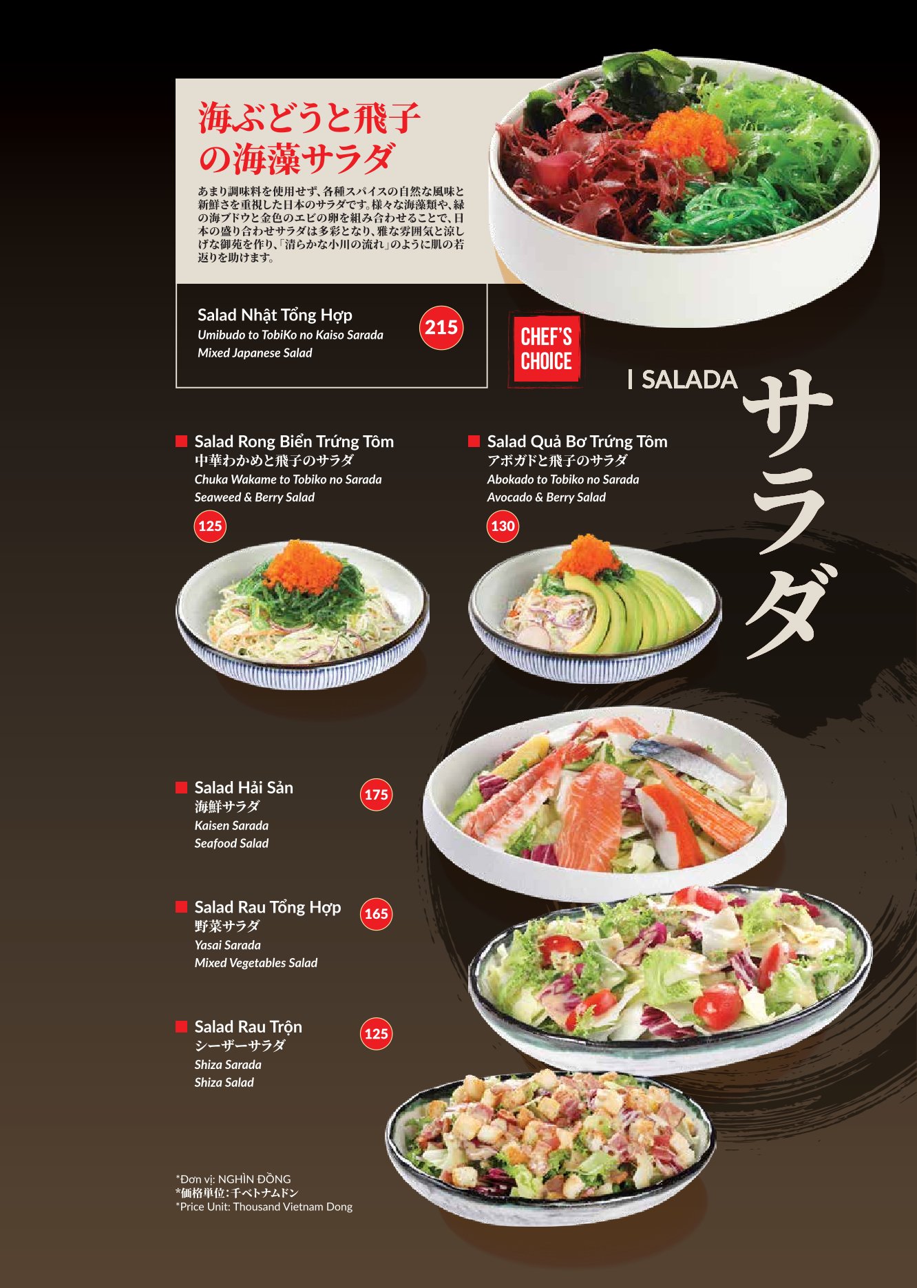 Menu Hatoyama - Hạ Long 9 