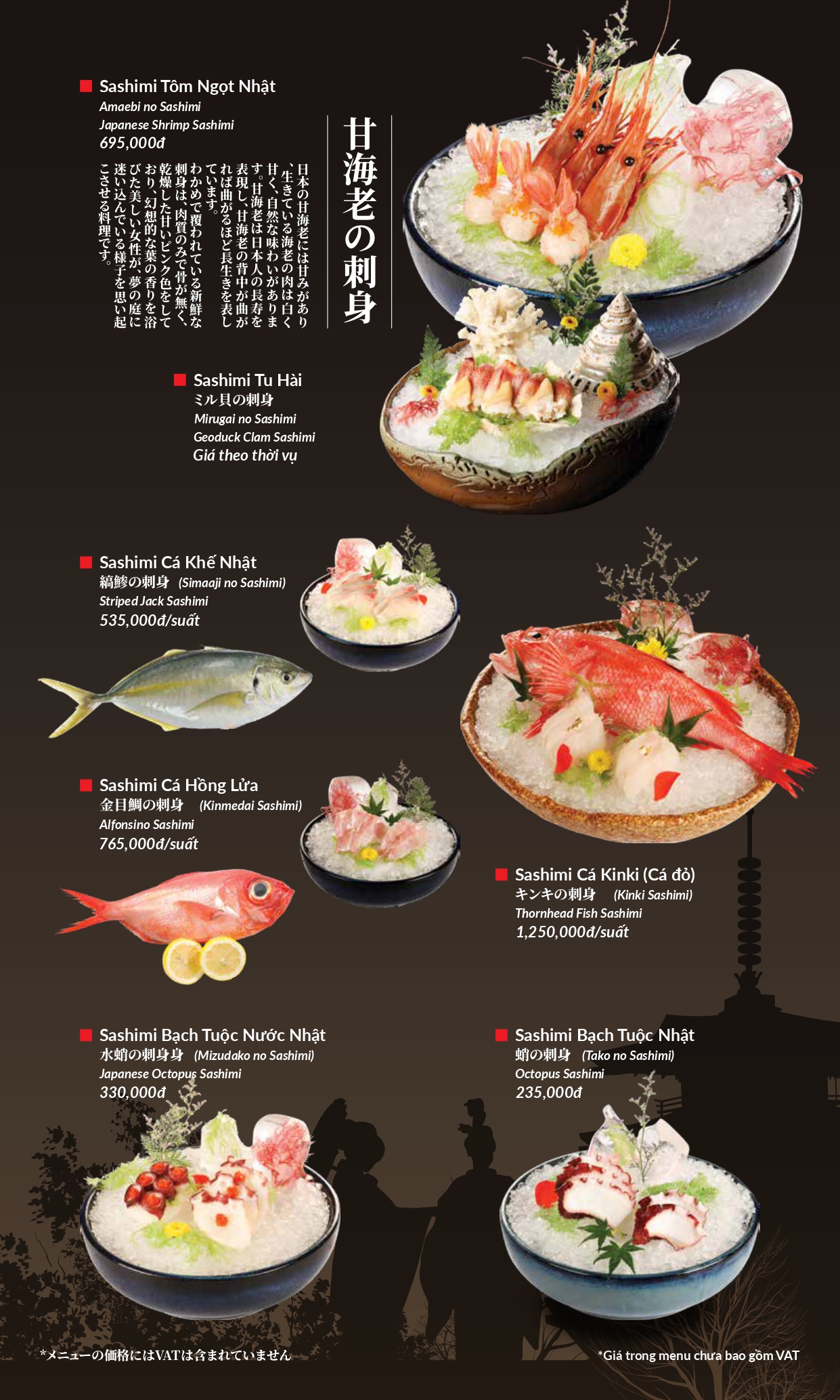 Menu Hatoyama - Vạn Phúc 13 