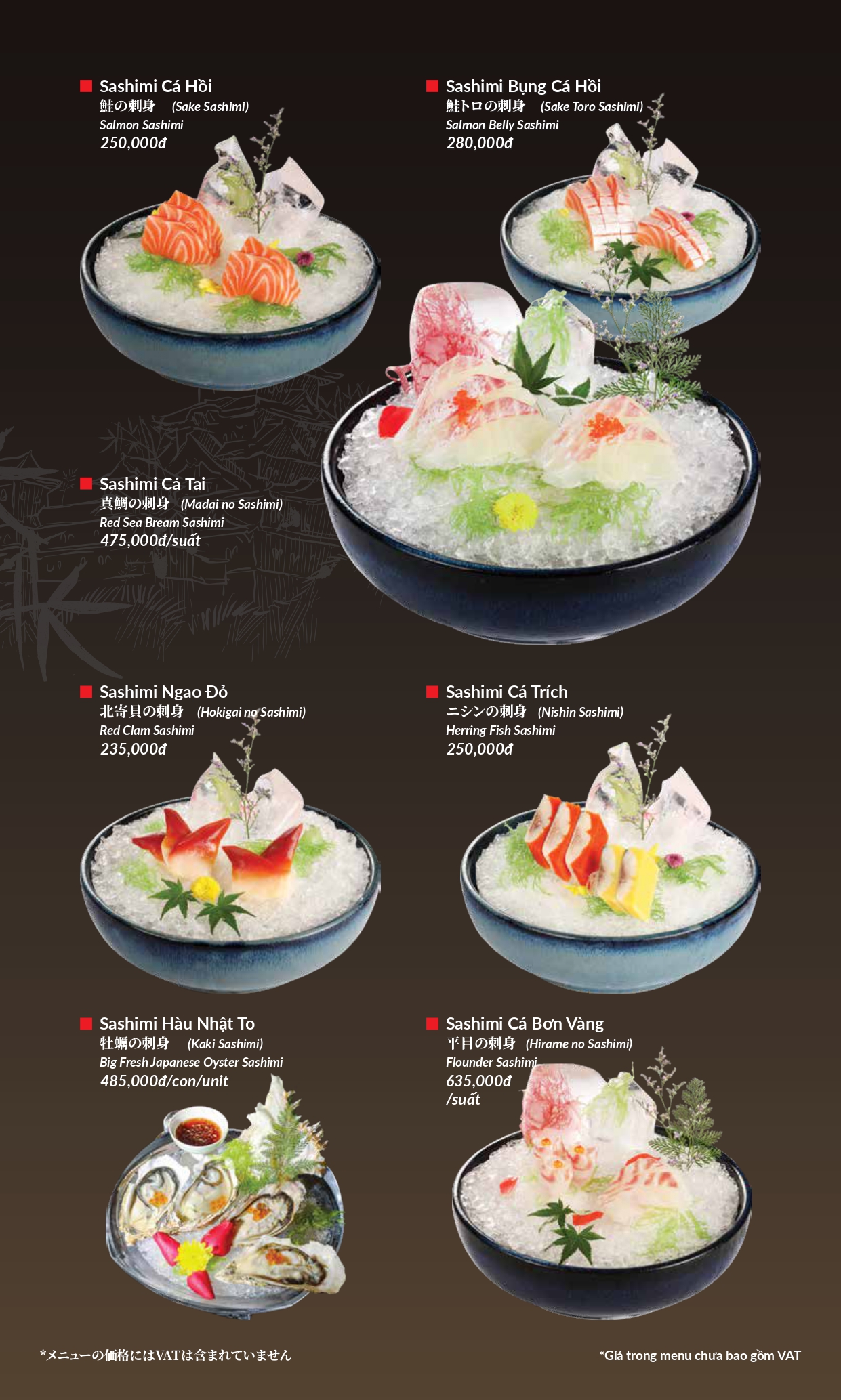 Menu Hatoyama - Vạn Phúc 14 