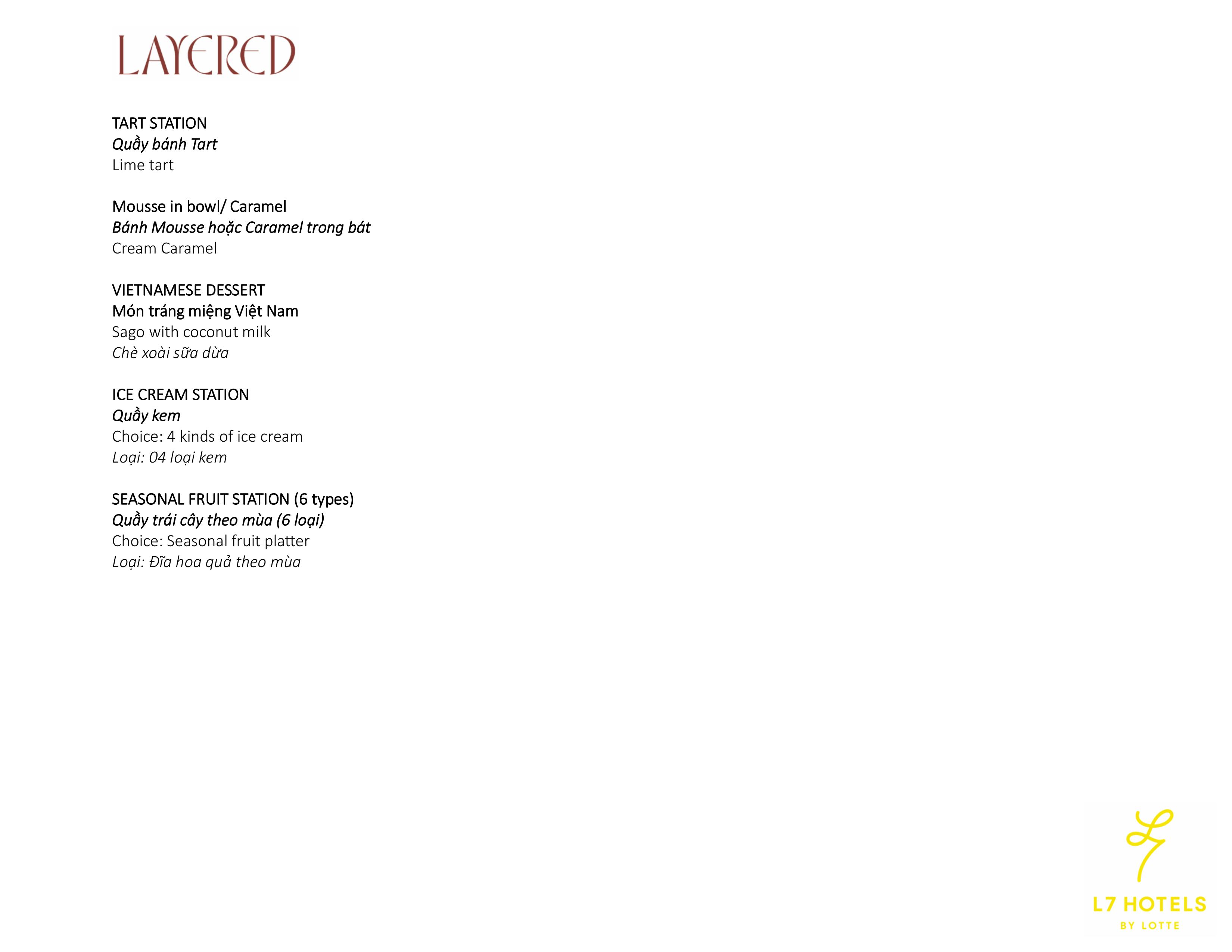 Lunch Buffet từ T2 - CN-14