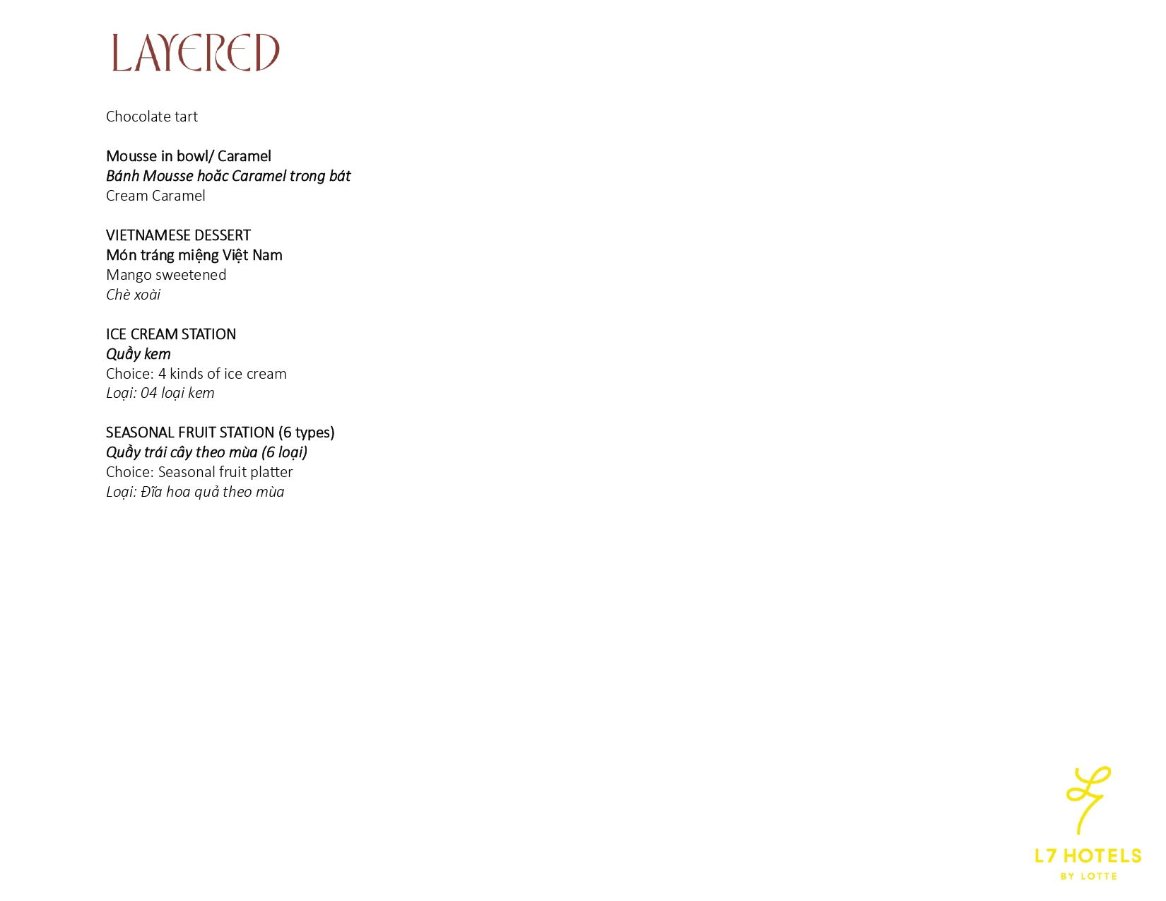 Lunch Buffet từ T2 - CN-11