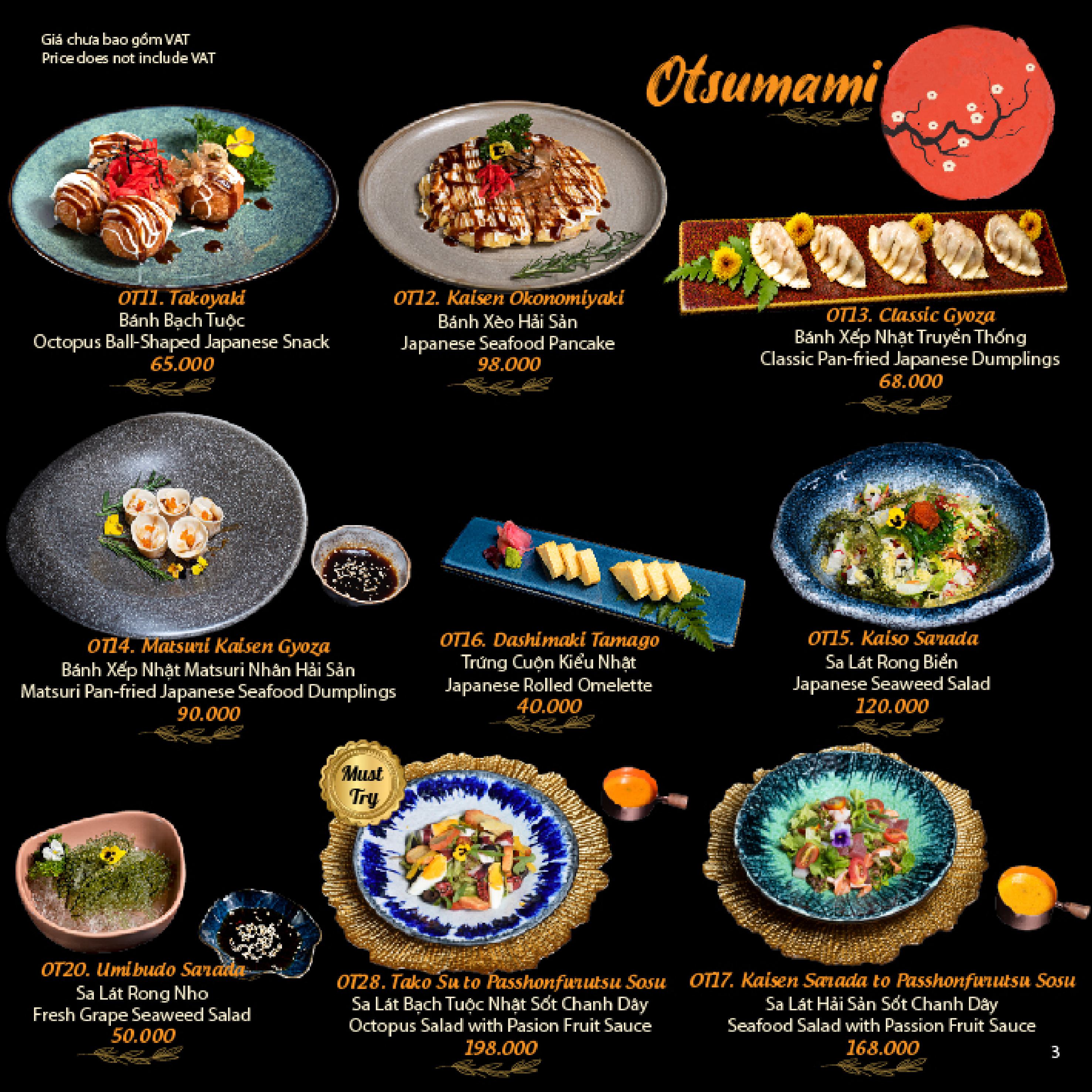 Menu Matsuri Japanese Restaurant - Landmark 81 2 