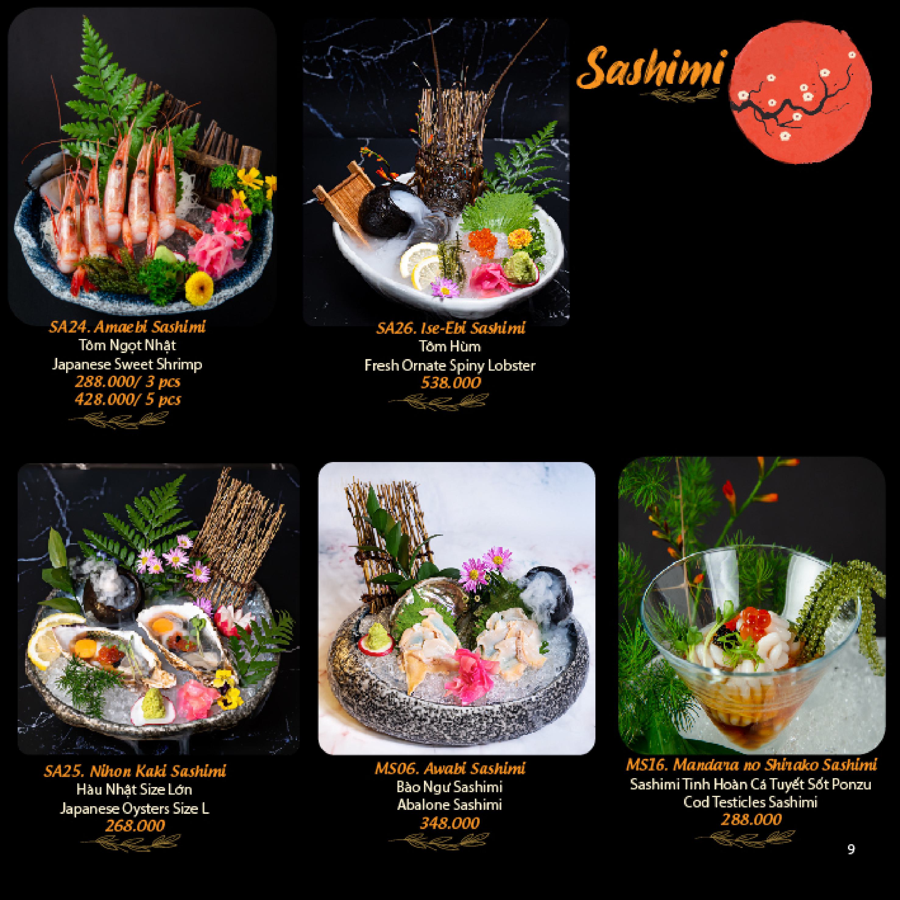 Menu Matsuri Japanese Restaurant - Landmark 81 8 