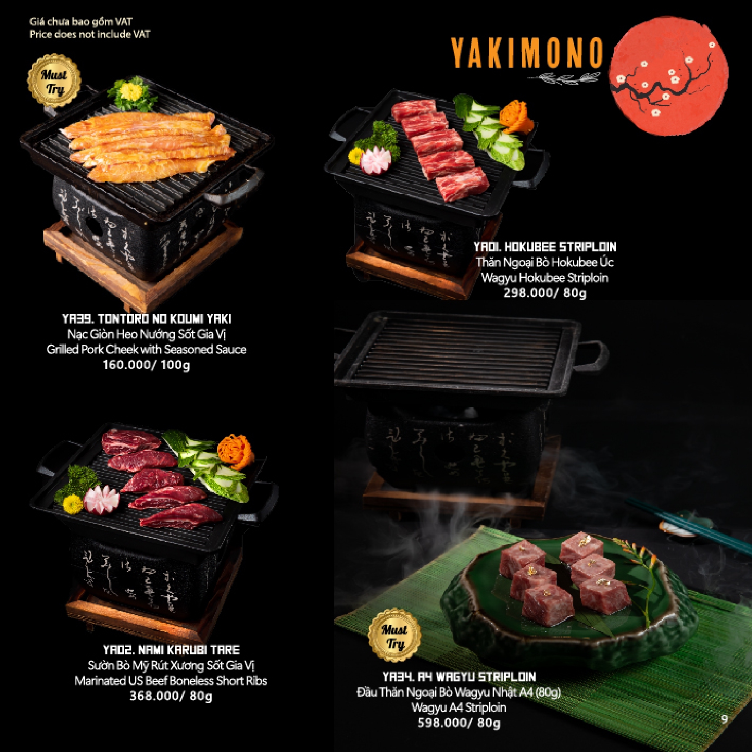 Menu Matsuri Modern Izakaya - Sala 9 