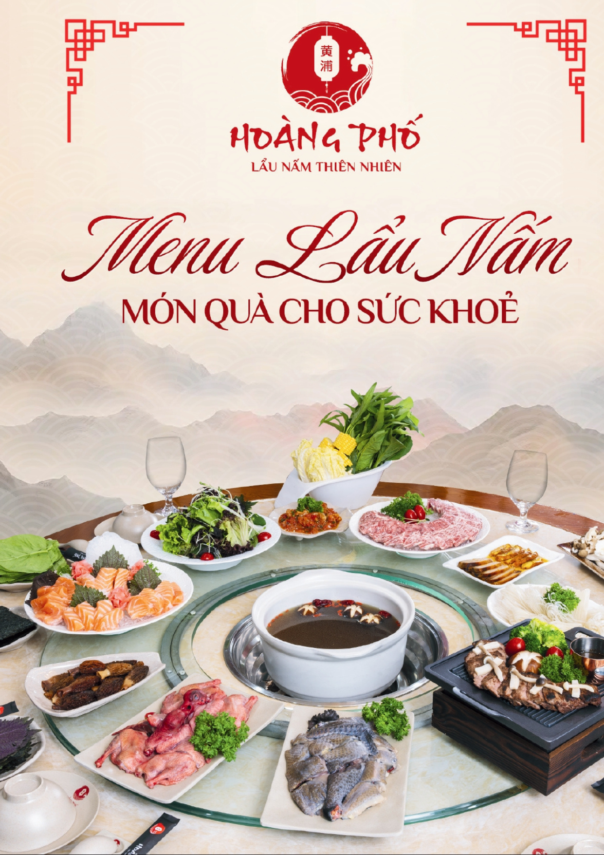Menu Lẩu Nấm Hoàng Phố - 34 Nguyễn Thị Định 1 