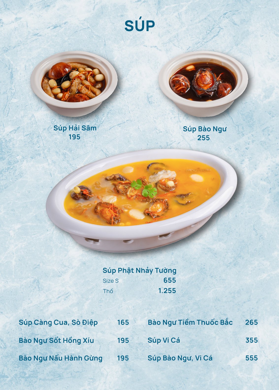 Menu Nhà Hàng Hải Sản Ơ Kìa - Trần Phú 4 