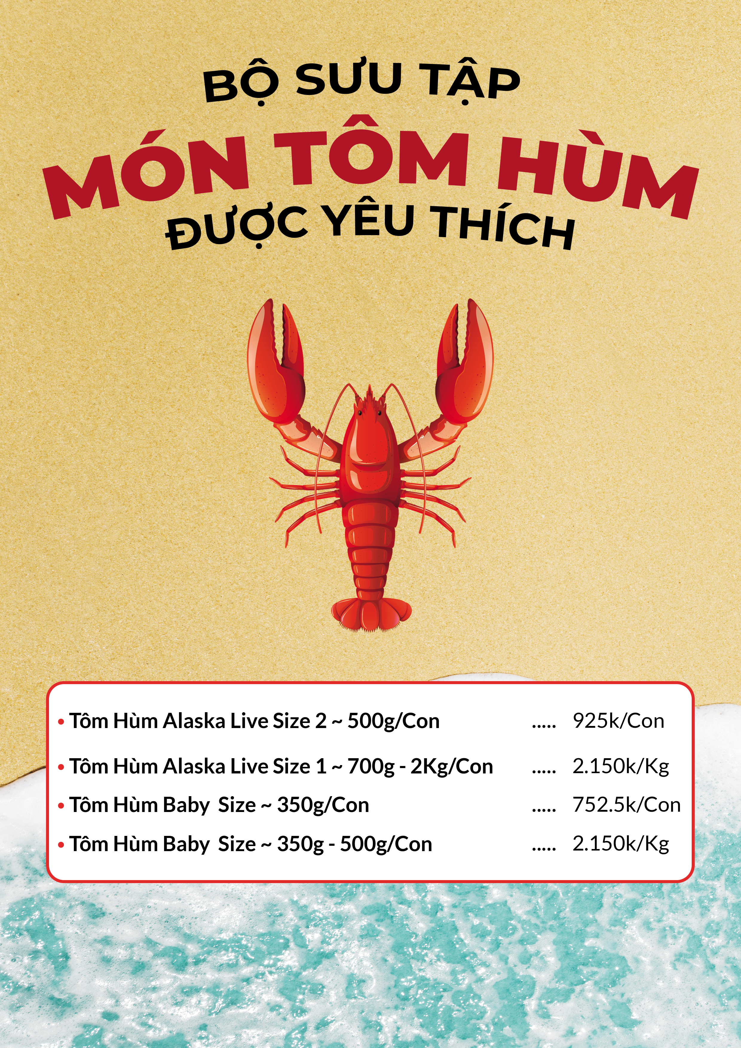 Menu Lobster Bay - Nhà Hàng Hải Sản Kiểu Mỹ - Kỳ Đồng 3