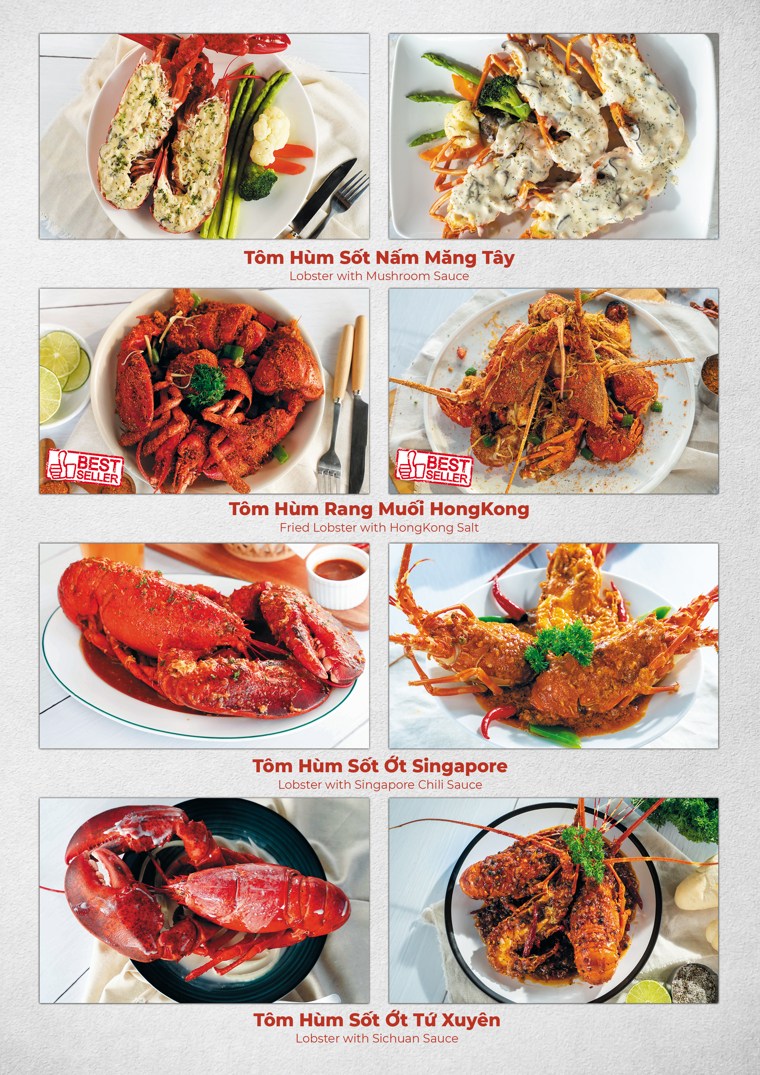 Menu Lobster Bay - Nhà Hàng Hải Sản Kiểu Mỹ - Kỳ Đồng 5