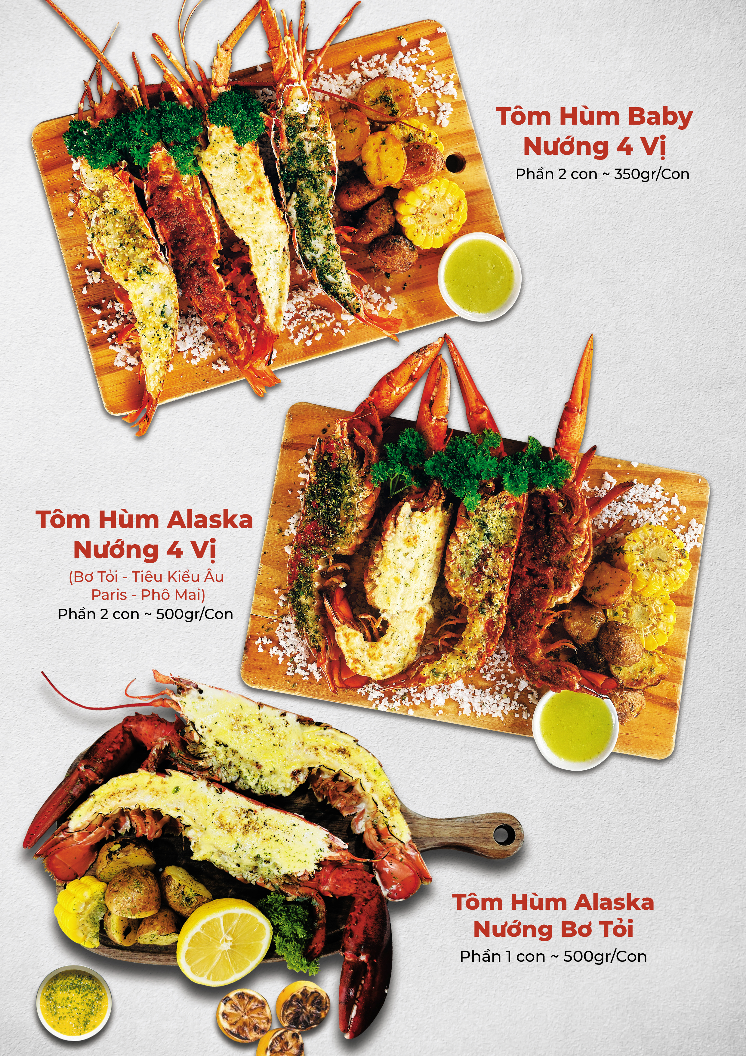 Menu Lobster Bay - Nhà Hàng Hải Sản Kiểu Mỹ - Kỳ Đồng 8