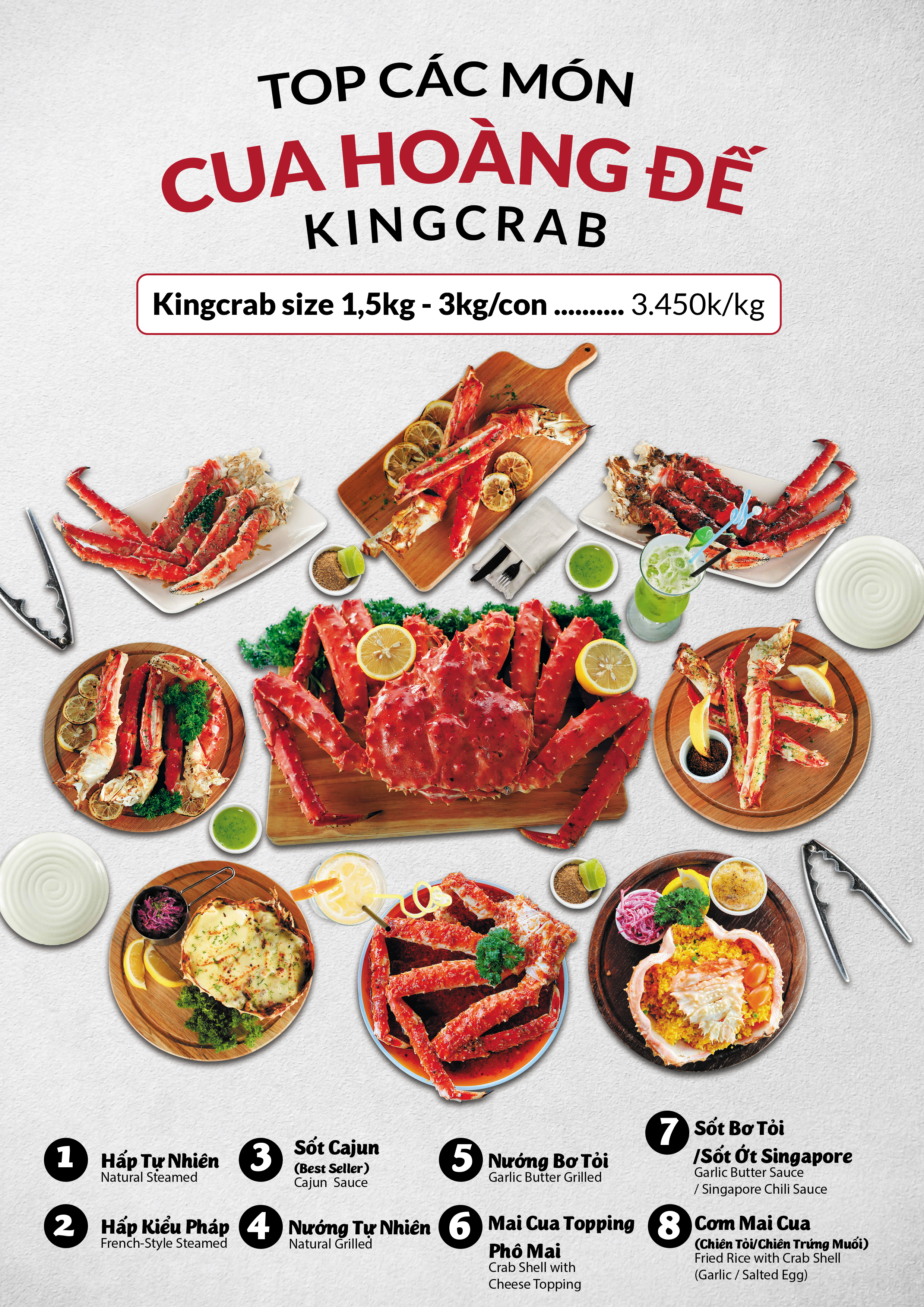 Menu Lobster Bay - Nhà Hàng Hải Sản Kiểu Mỹ - Kỳ Đồng 9 