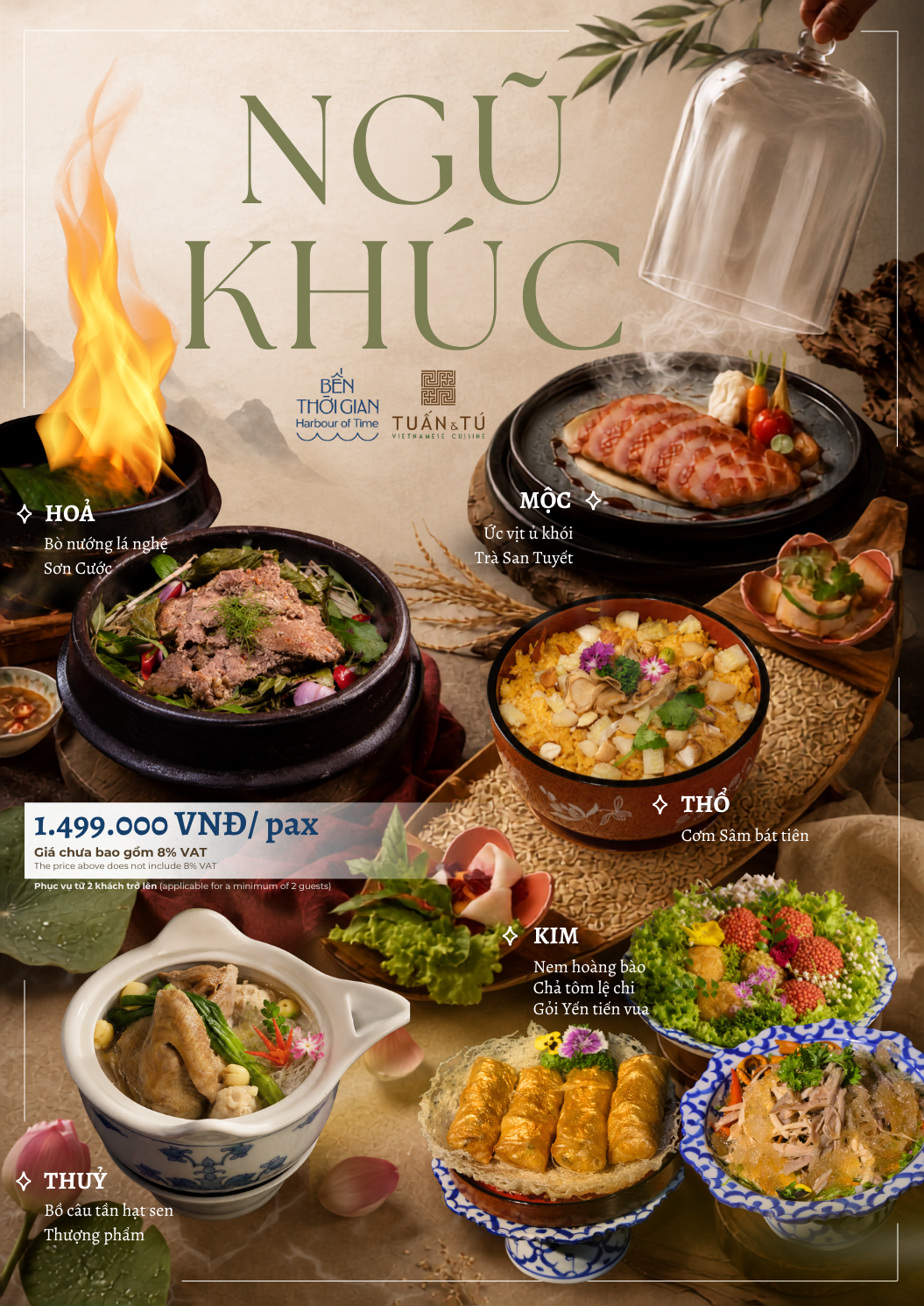 Menu Bến Thời Gian - Đường 103 TML 1 