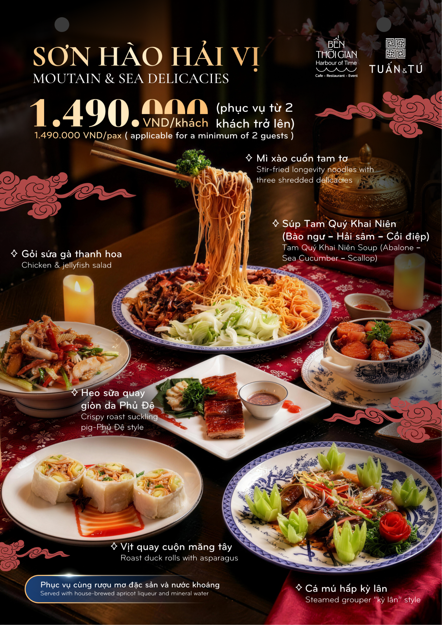 Menu Bến Thời Gian - Đường 103 TML 3 