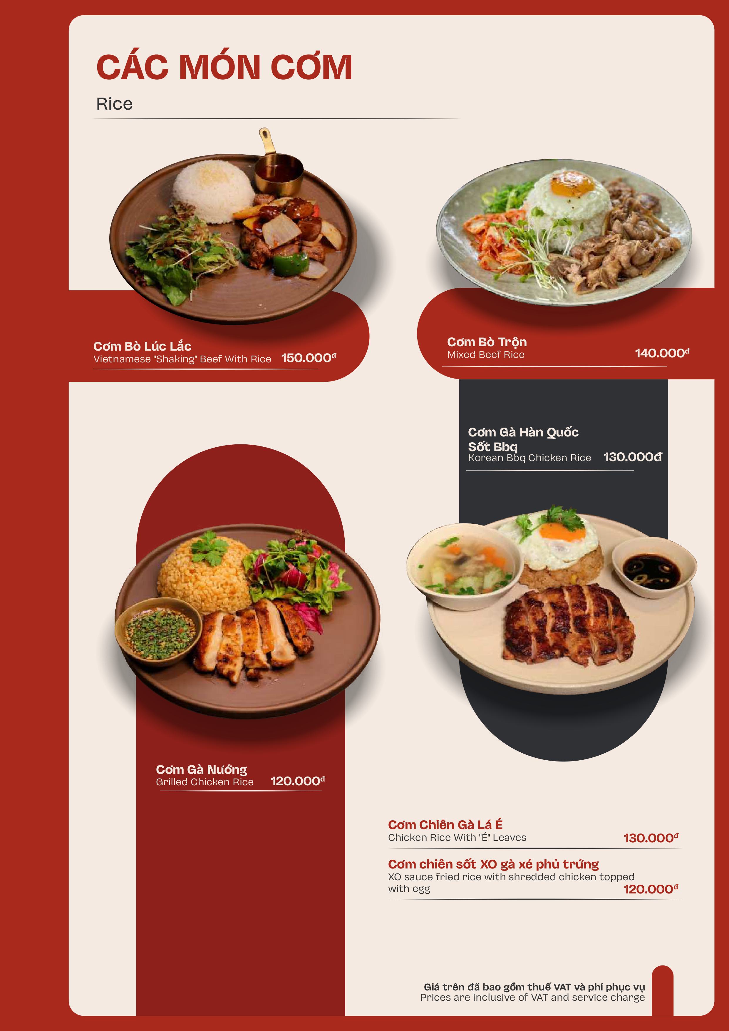 Menu 6Seven Restaurant - Đường số 23 6 