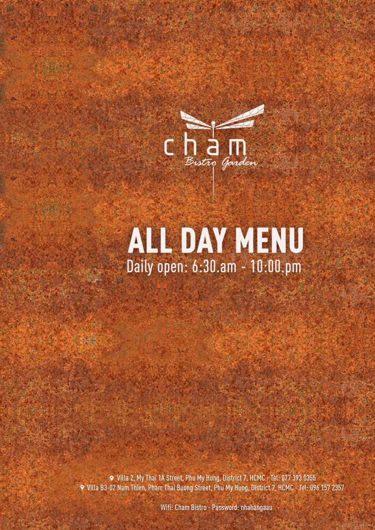 Menu Chạm Bistro Garden - Phạm Thái Bường 1 