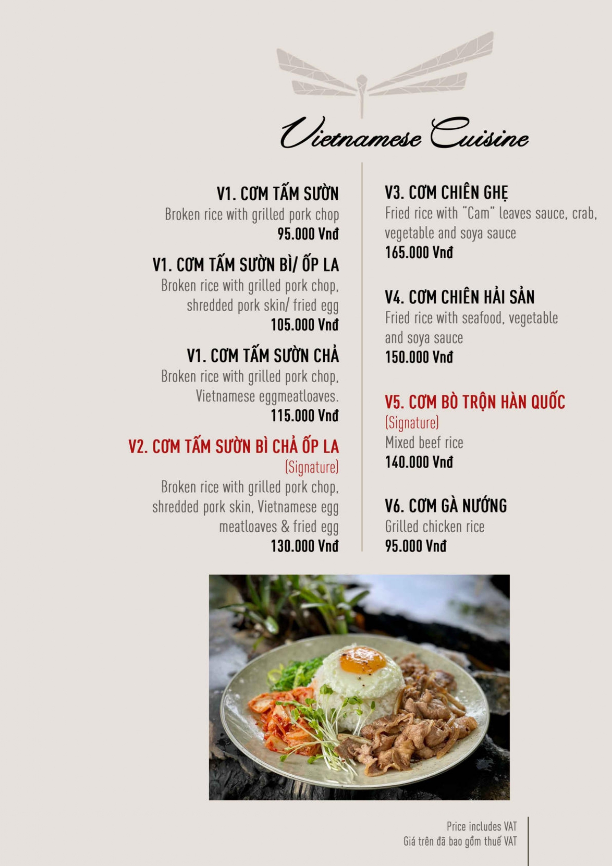 Menu Chạm Bistro Garden - Phạm Thái Bường 3 