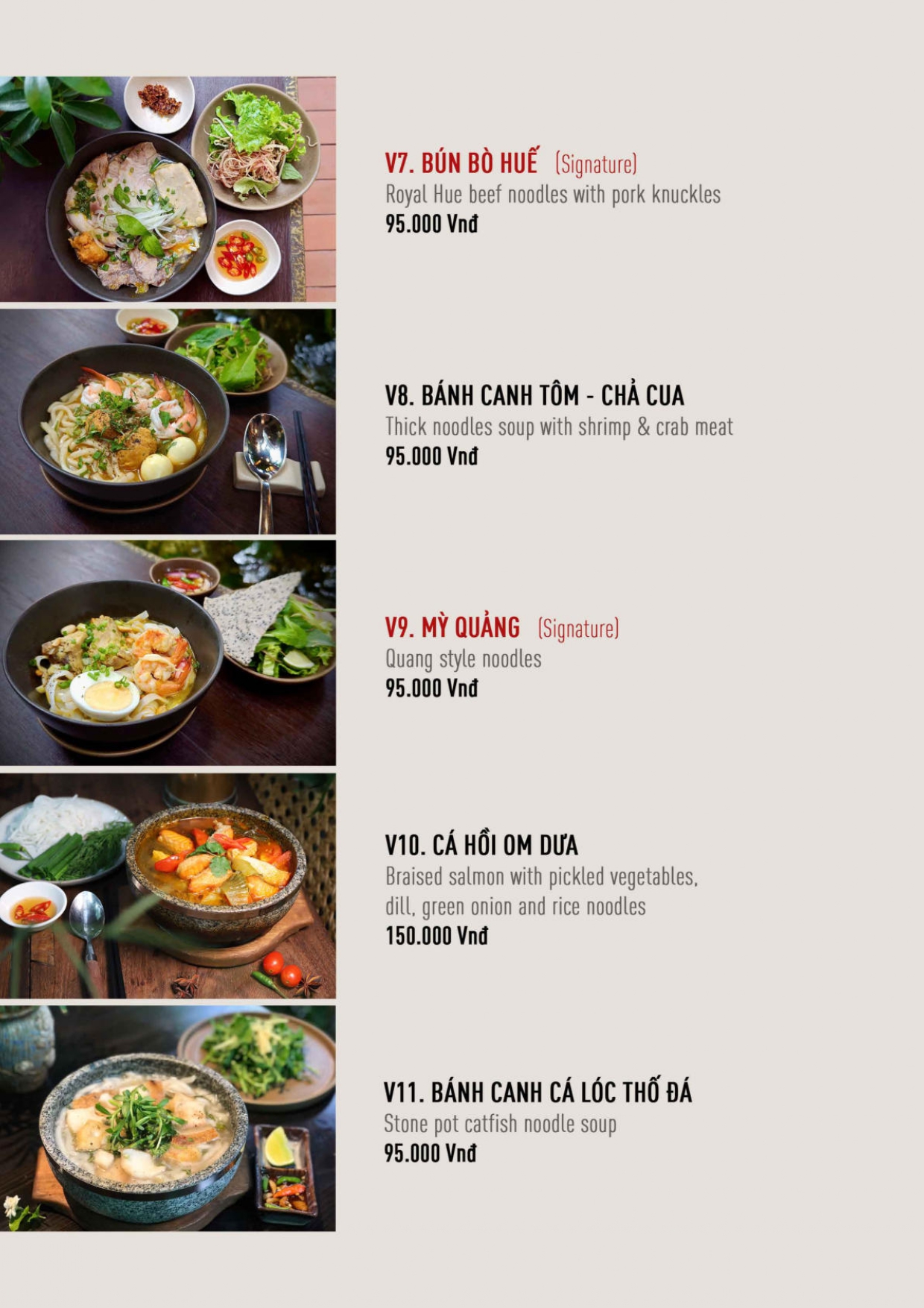 Menu Chạm Bistro Garden - Phạm Thái Bường 4 