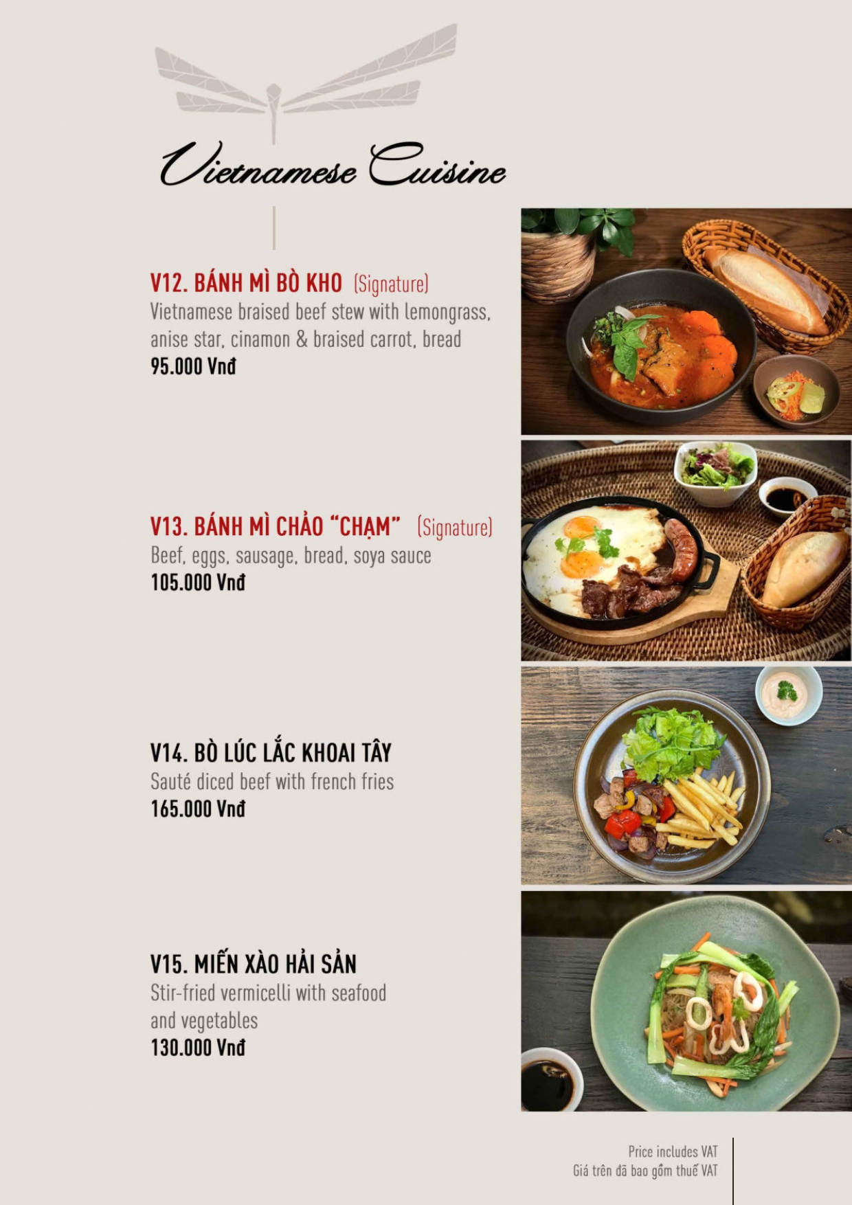 Menu Chạm Bistro Garden - Phạm Thái Bường 5 