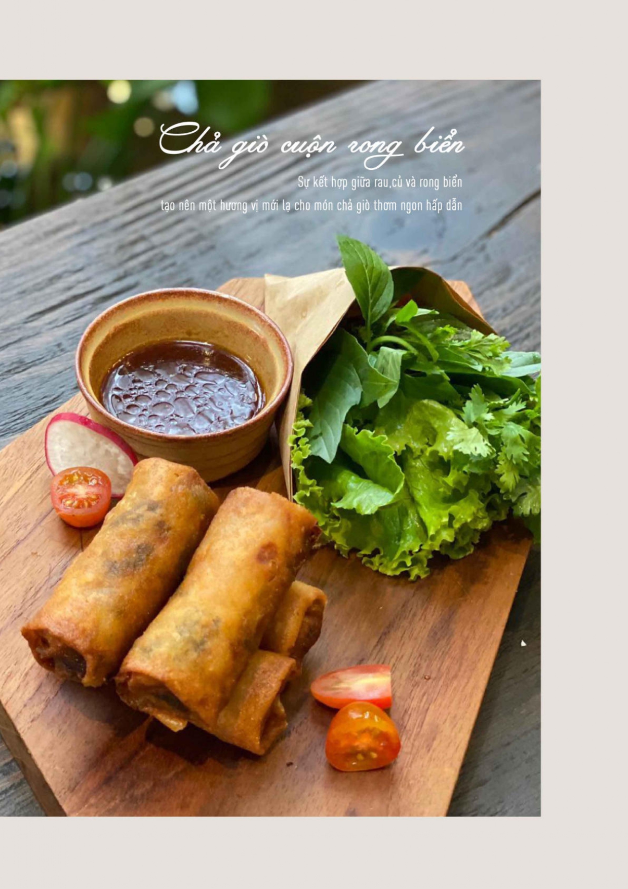Menu Chạm Bistro Garden - Phạm Thái Bường 8 