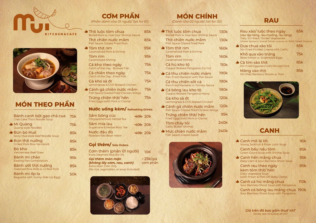 Menu Mùi Kitchen & Café - Đường số 53 2