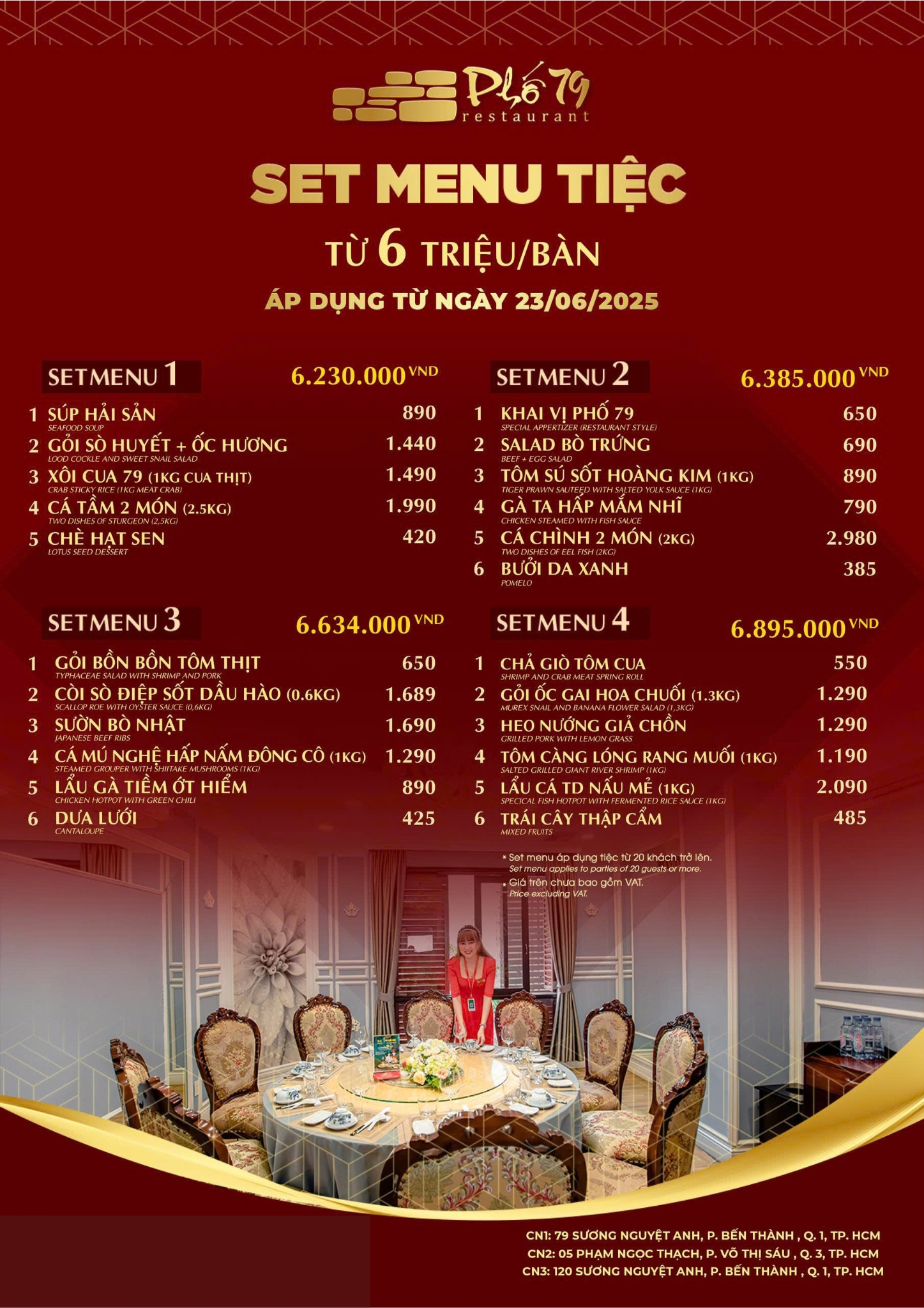 Menu Phố 79 - 79 Sương Nguyệt Ánh 3