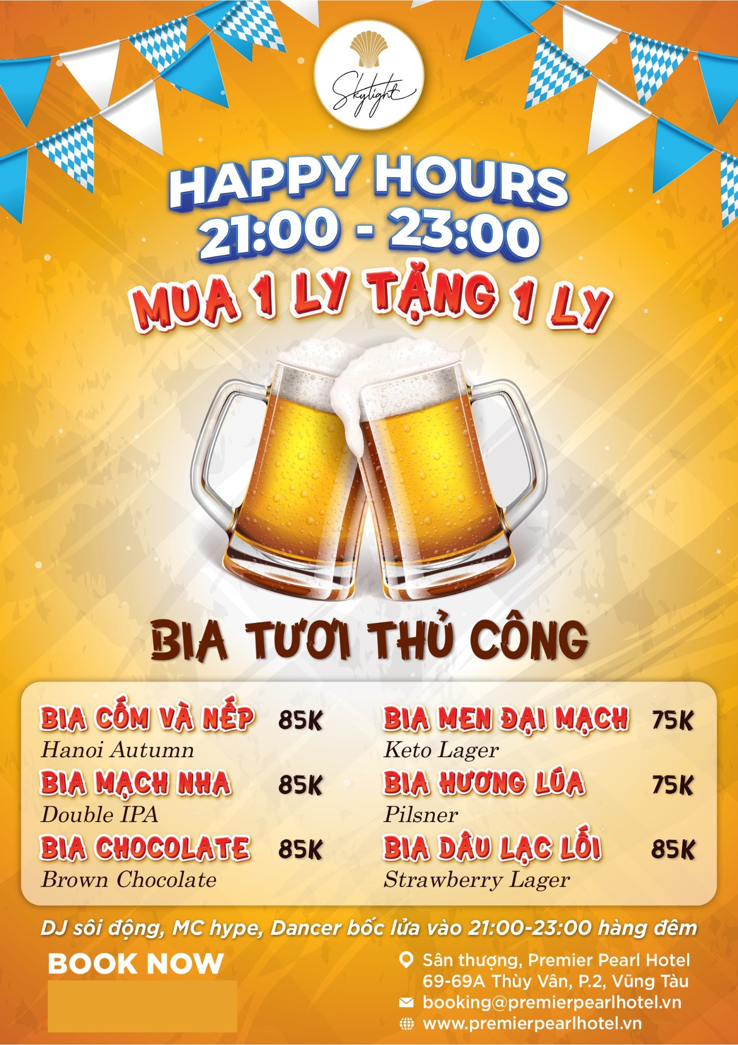 Menu Premier Pearl Rooftop - Thùy Vân 7