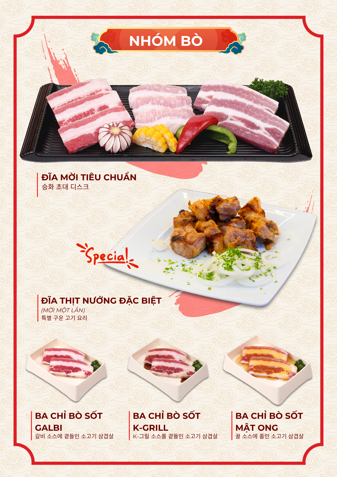Menu K-Grill - Nướng Hàn Quốc - Võ Chí Công 20 