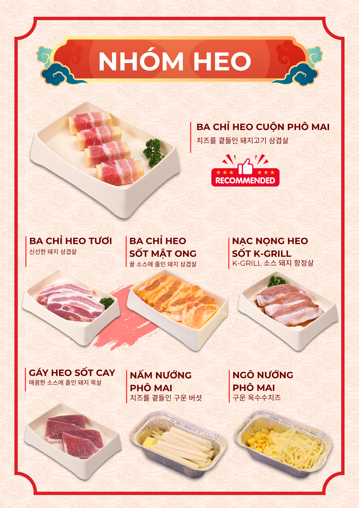 Menu K-Grill - Nướng Hàn Quốc - Võ Chí Công 6 