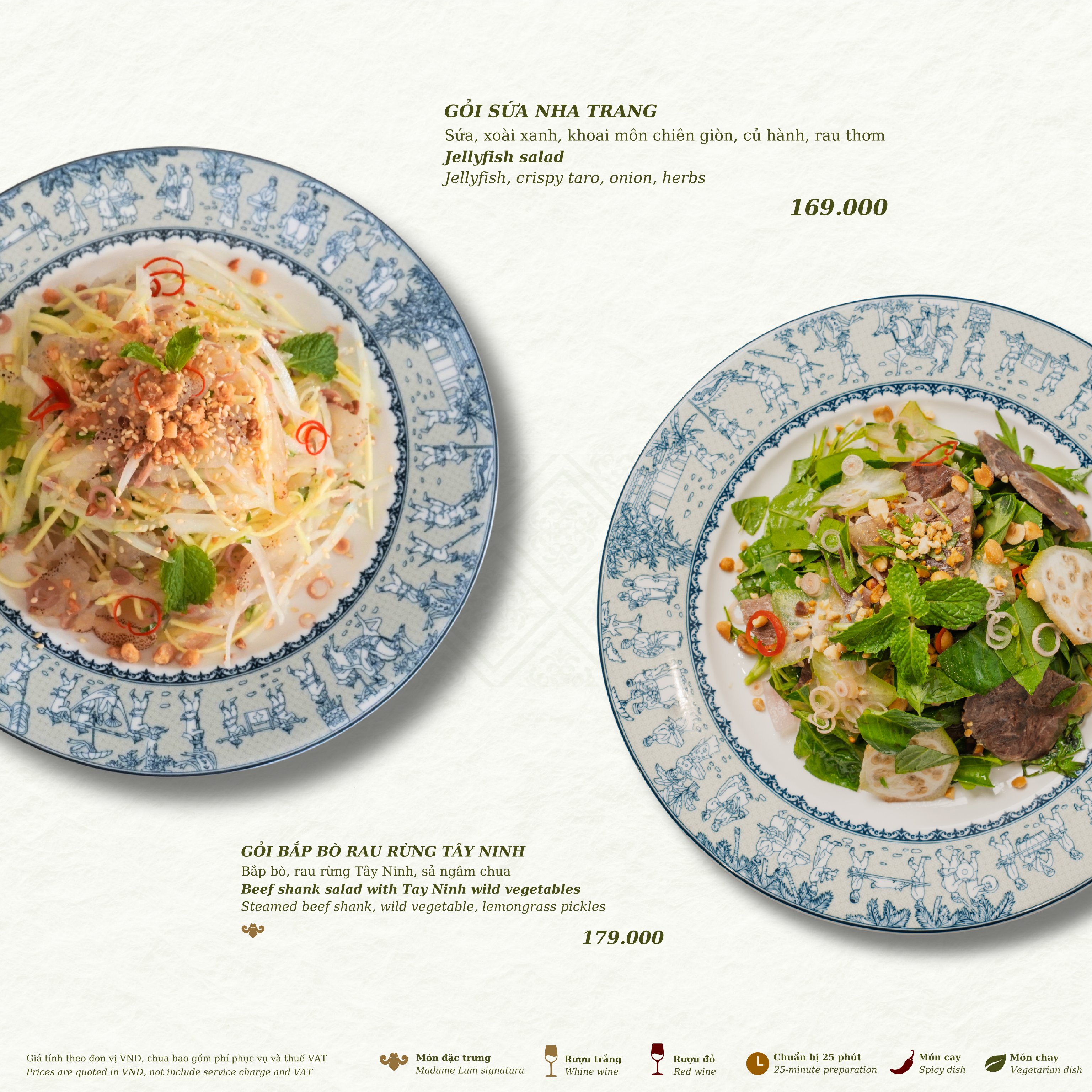 Menu Madame Lam - Trần Ngọc Diện 9 