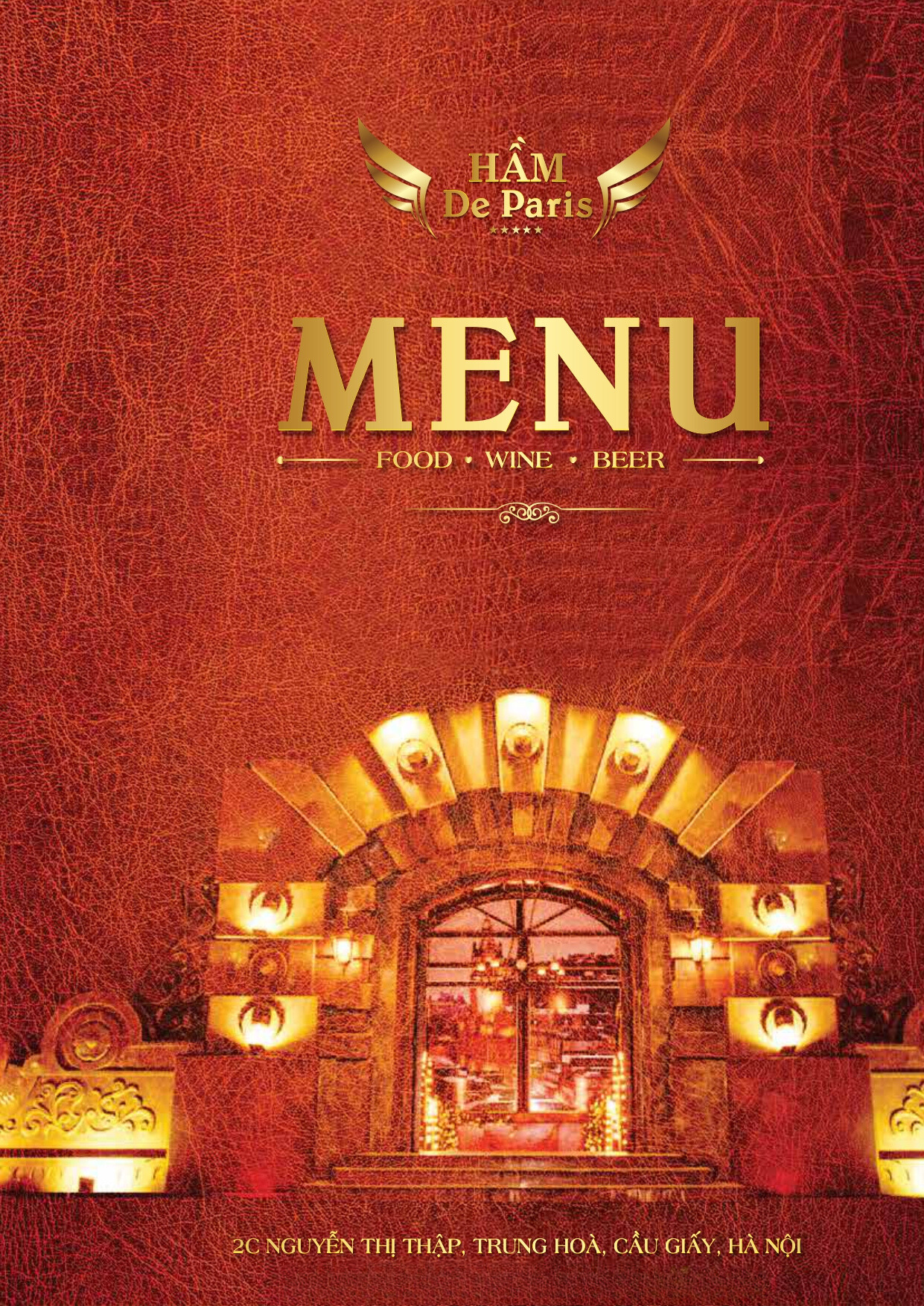 Menu Hầm De Paris - Nguyễn Xuân Linh 1 