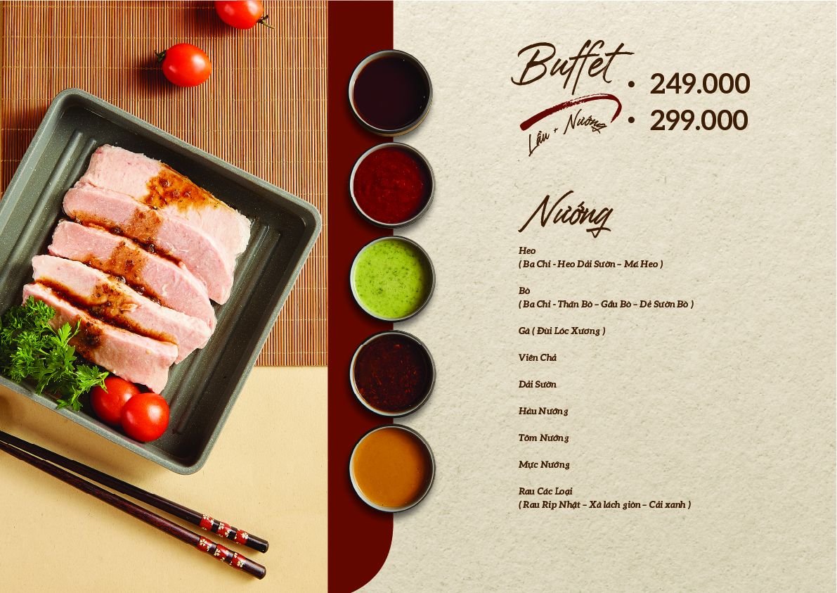 Menu MoGi King - Vua Lẩu Nướng - Lê Trọng Tấn 3 