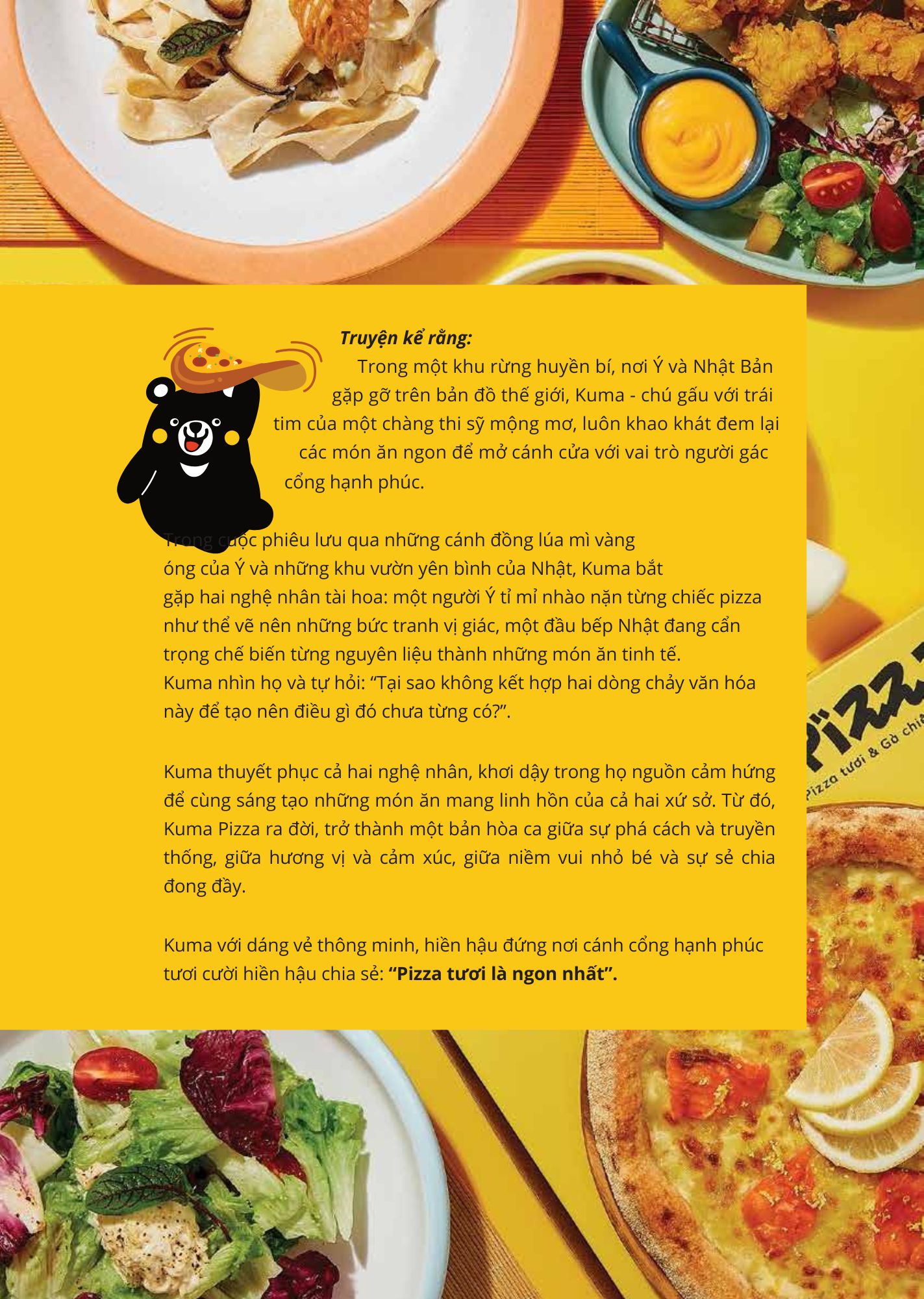 Menu Kuma Pizza - Aeon Xuân Thủy 3 