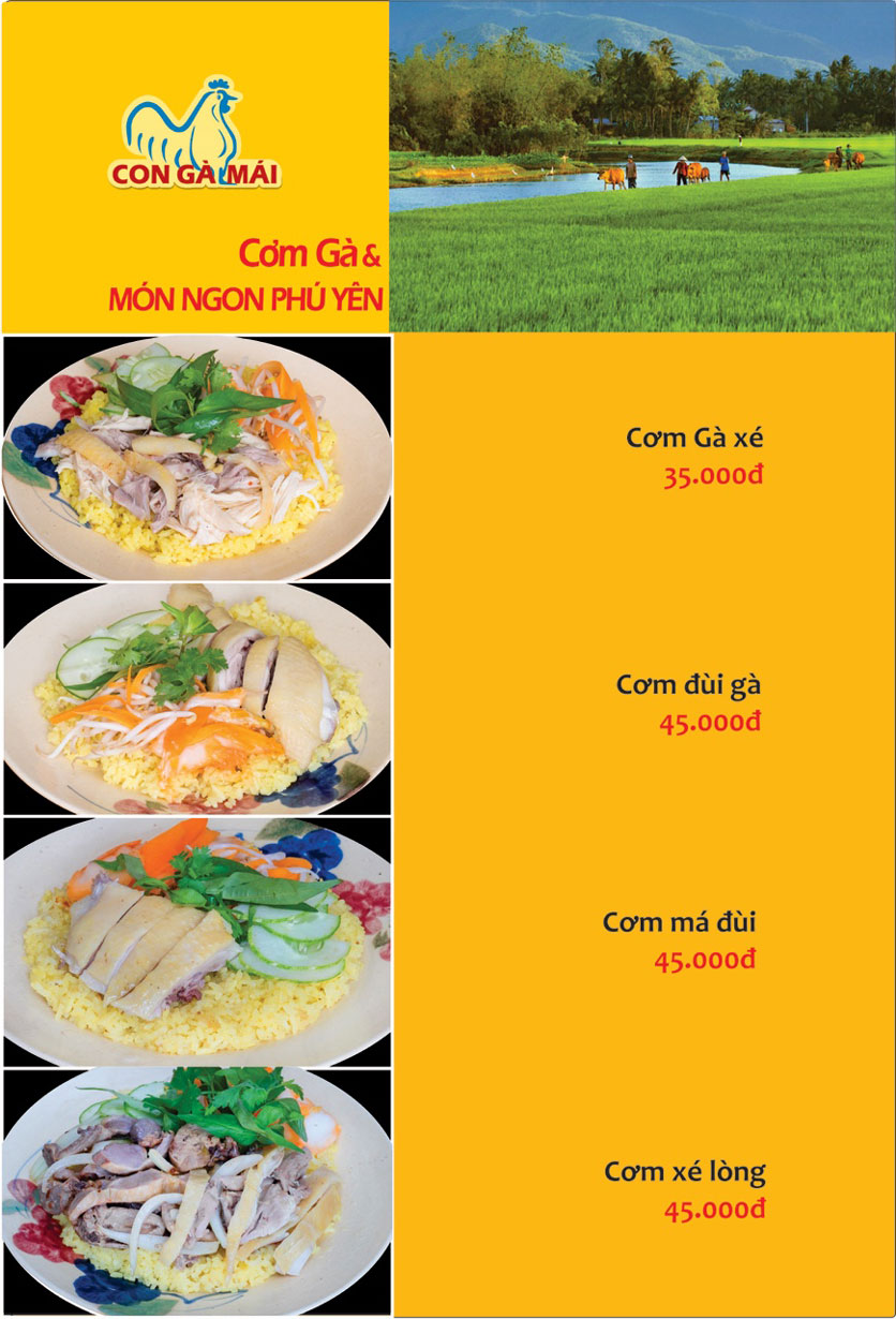 Menu Con Gà Mái - Quang Trung 11 