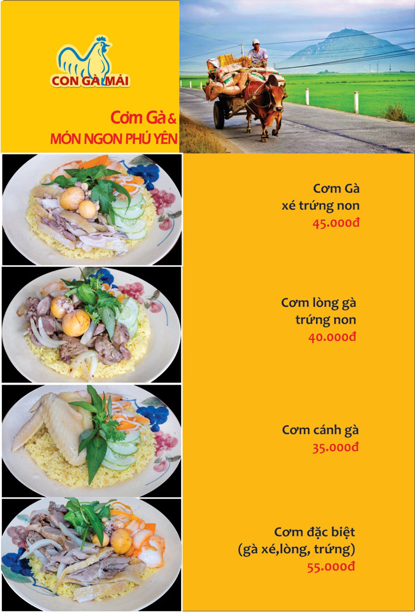 Menu Con Gà Mái - Quang Trung 12 