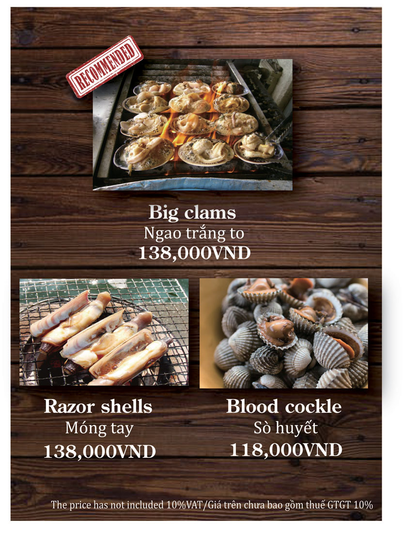 Menu G-Crab - Nhà hàng Hải Sản 47 