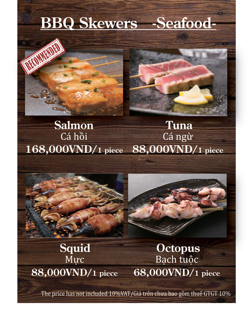 Menu G-Crab - Nhà hàng Hải Sản 48 