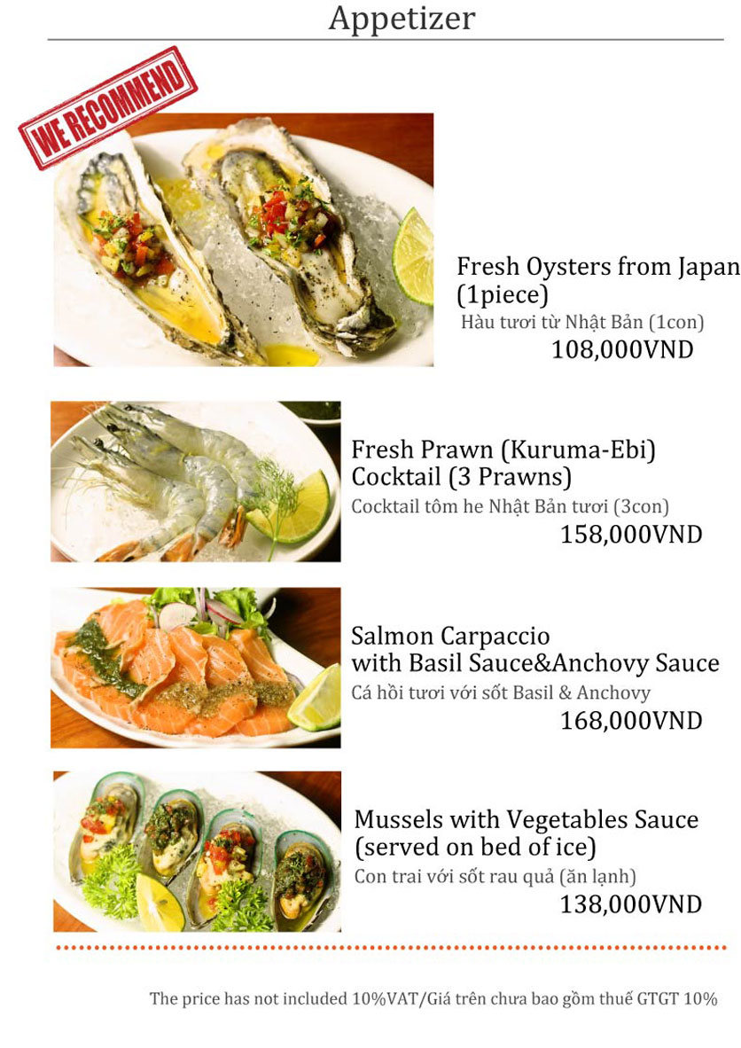 Menu G-Crab - Nhà hàng Hải Sản 18 