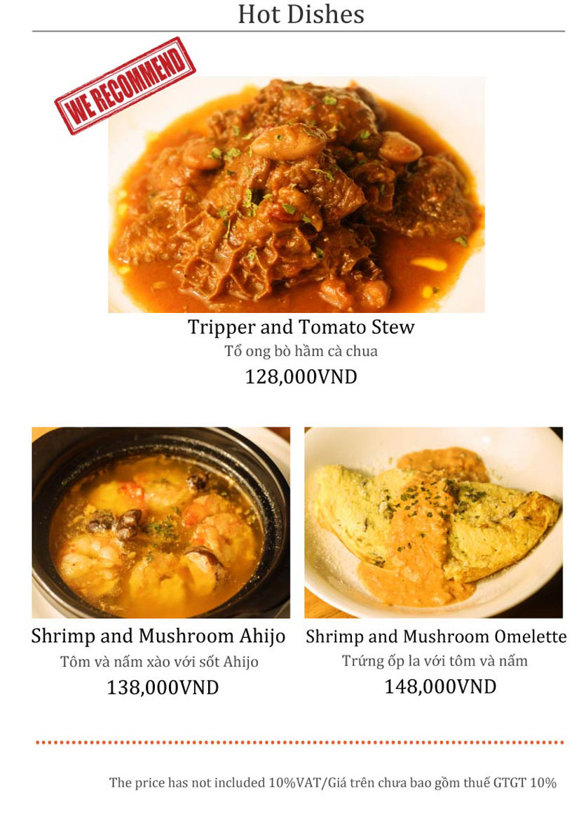 Menu G-Crab - Nhà hàng Hải Sản 22 