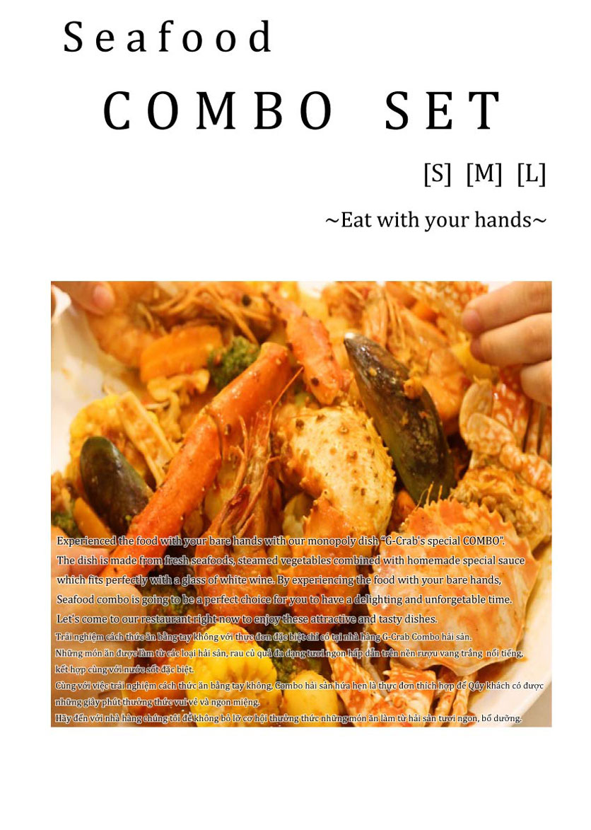 Menu G-Crab - Nhà hàng Hải Sản 10 