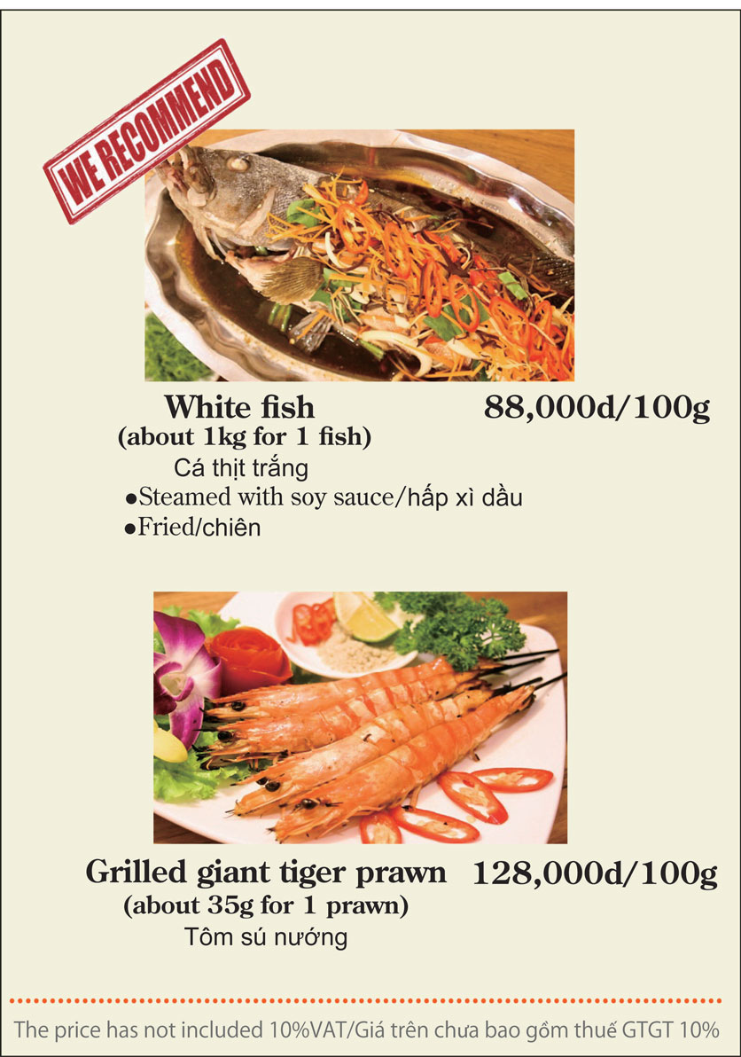 Menu G-Crab - Nhà hàng Hải Sản 35 