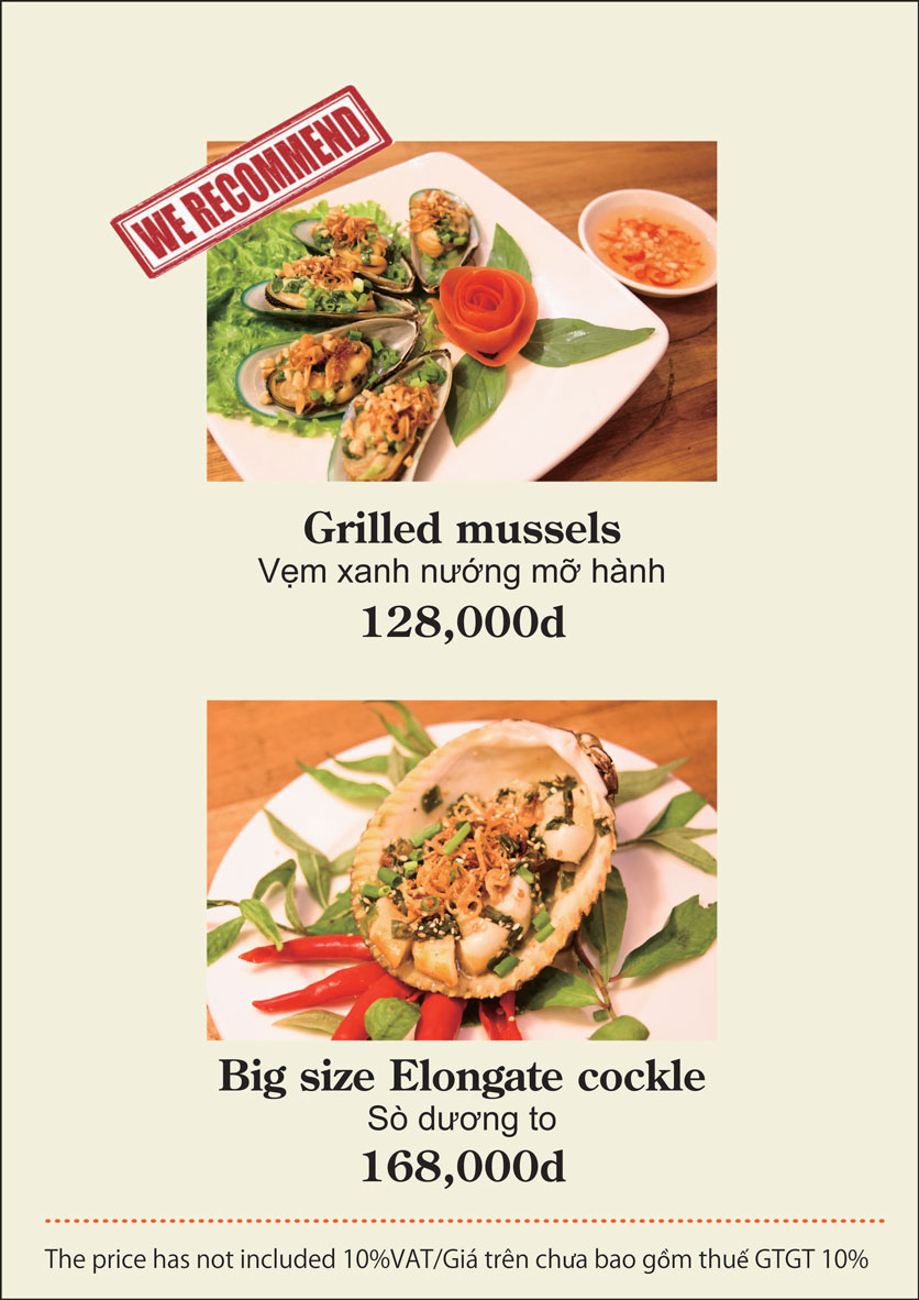 Menu G-Crab - Nhà hàng Hải Sản 37 