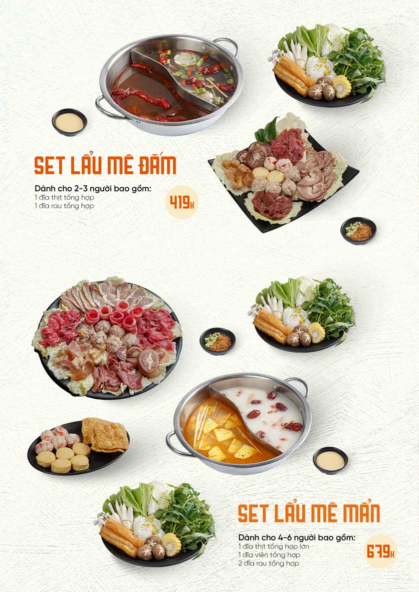 Menu Lẩu Bò Phố - Hoàng Cầu 5