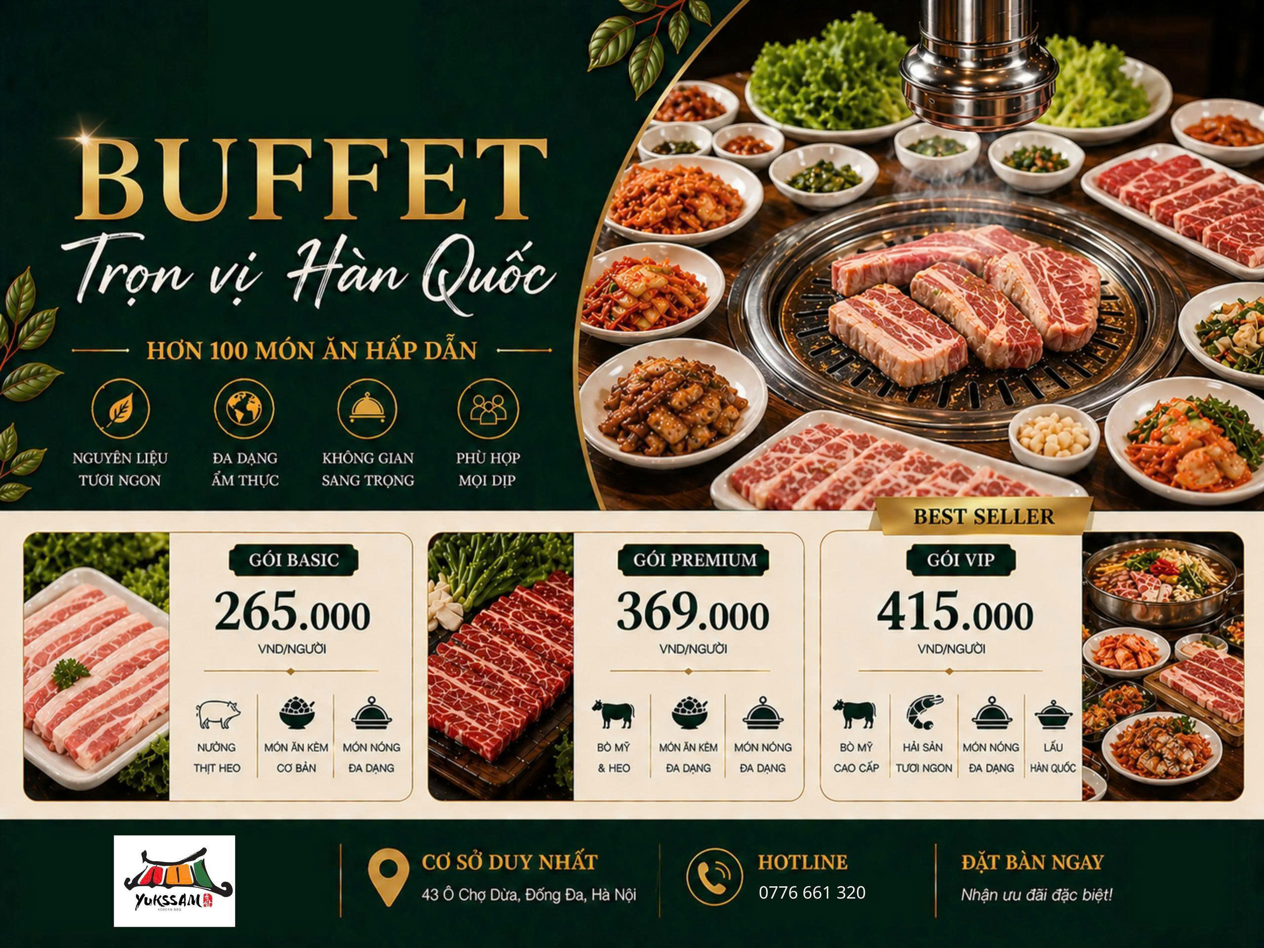 Menu Yukssam BBQ – Ô Chợ Dừa 1