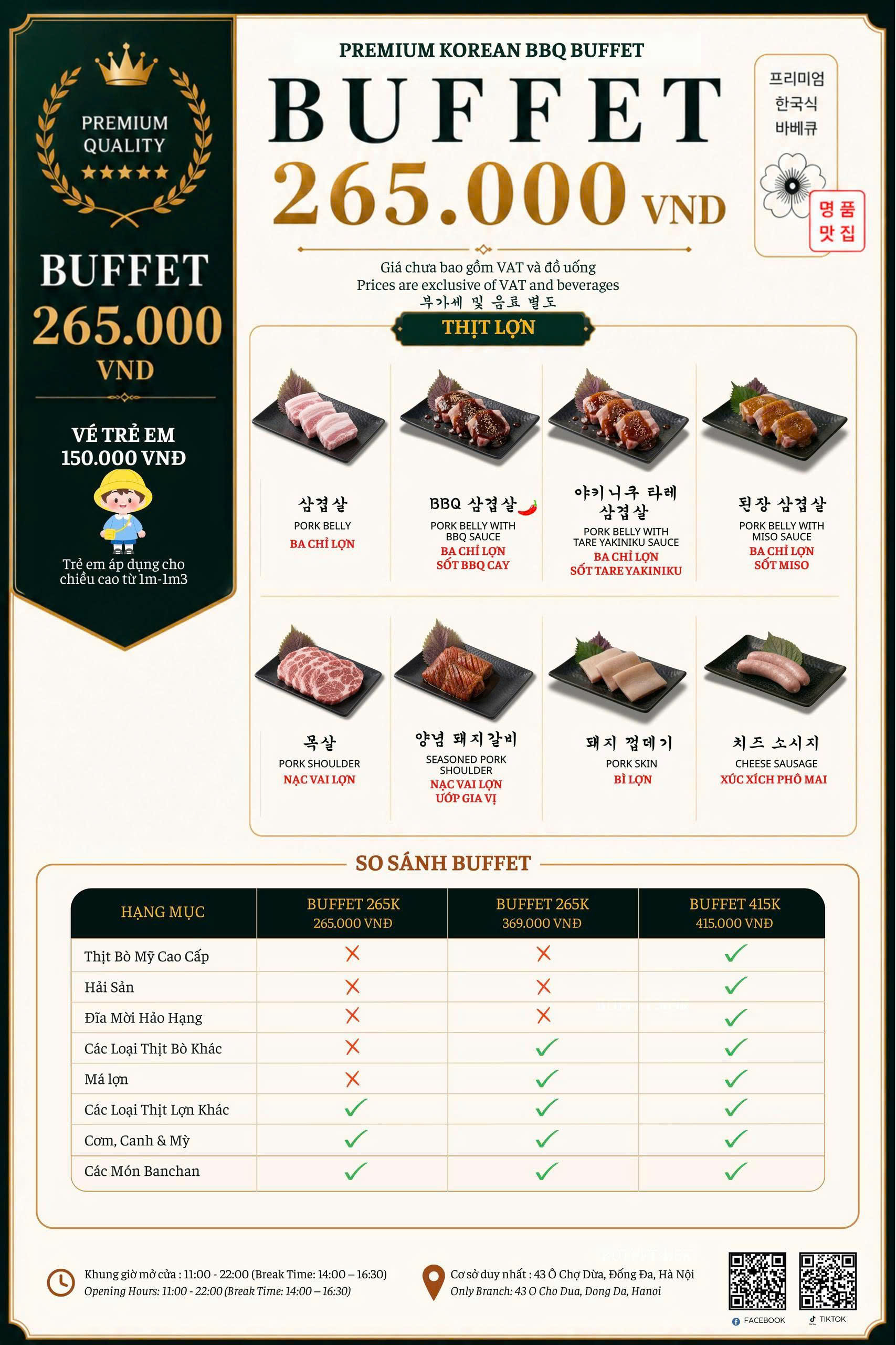 Menu Yukssam BBQ – Ô Chợ Dừa 2